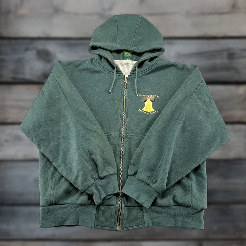 Vintage VINTAGE Cabela's Hoodie Men L Green Full Zip Cotton Thermal Lined Heavyweight 90s Size US L / EU 52-54 / 3 - 1 Thumbnail