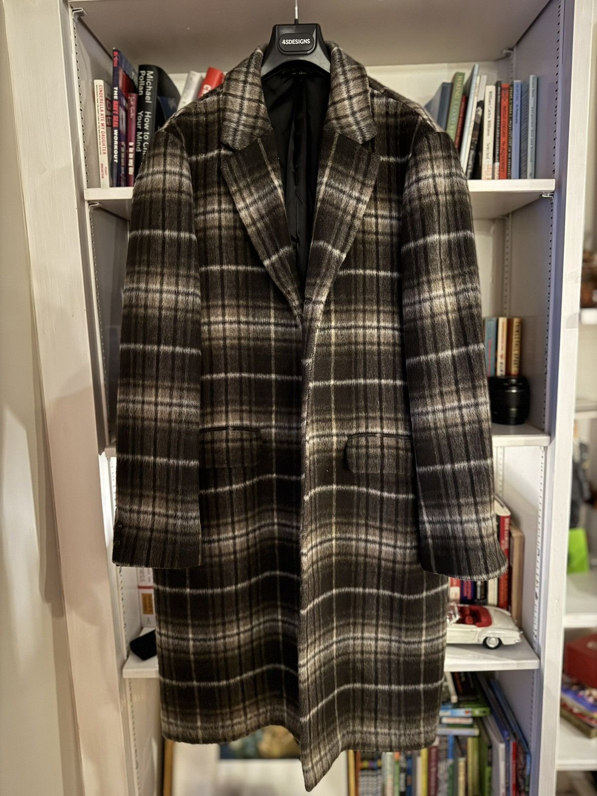 Saturdays NYC Saturdays NYC Plaid “Mohair” Style Wool Overcoat Size US XL / EU 56 / 4 - 1 Thumbnail