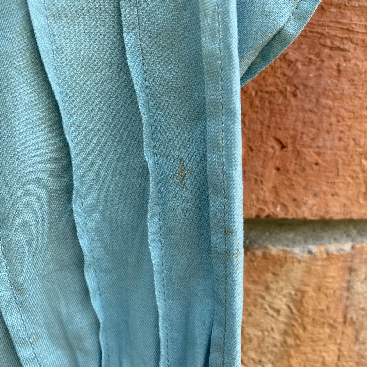 Dior Christian Dior Light Blue Button Cuff Blouse Size M / US 6-8 / IT 42-44 - 9 Thumbnail