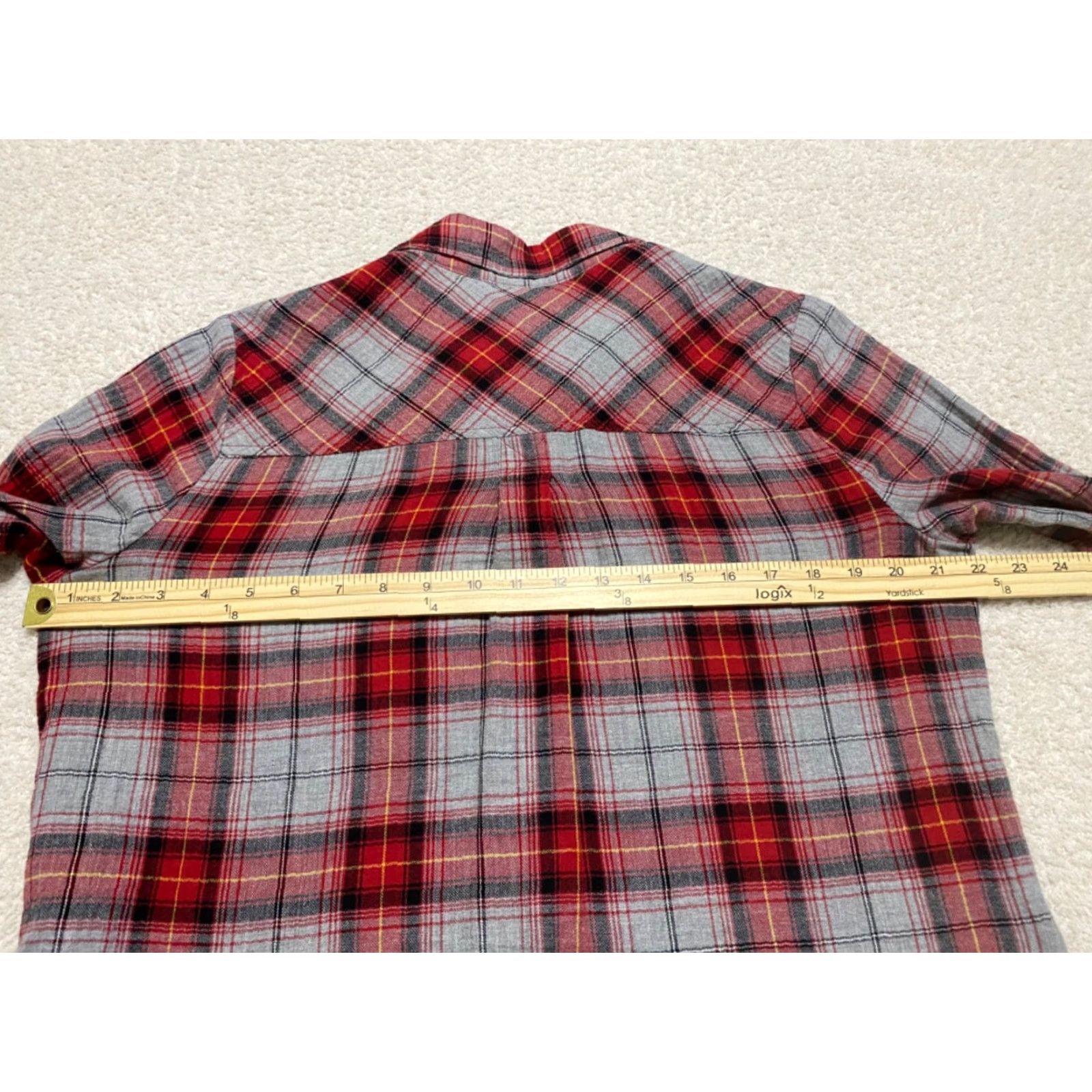 Lucky Brand Lucky Brand Shirt Womens Small Long Sleeve Button-Front Multicolor Plaid Cotton Women’s Shirt Size S / US 4 / IT 40 - 7 Thumbnail