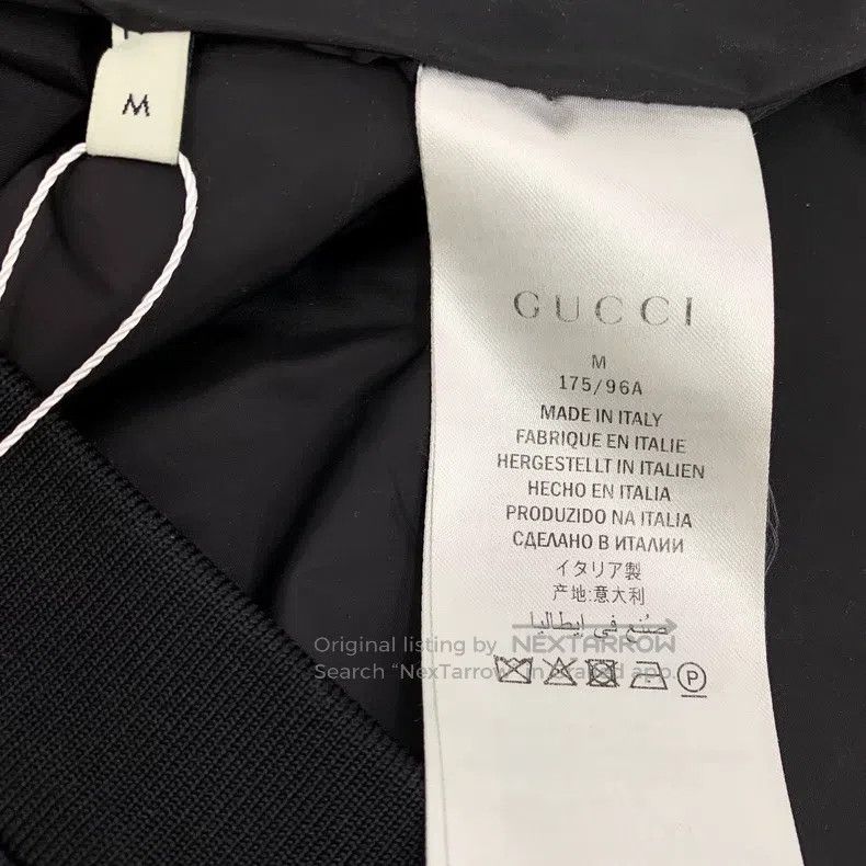 Gucci Gucci Black side logo jacquard stand-up collar zipper long Size US M / EU 48-50 / 2 - 6 Thumbnail