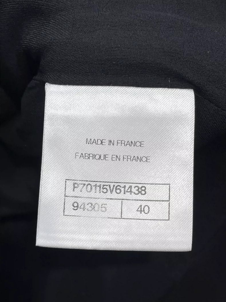 Chanel Chanel 21P black classic popular round-neck jacket 2504-Nex Size S / US 4 / IT 40 - 6 Thumbnail