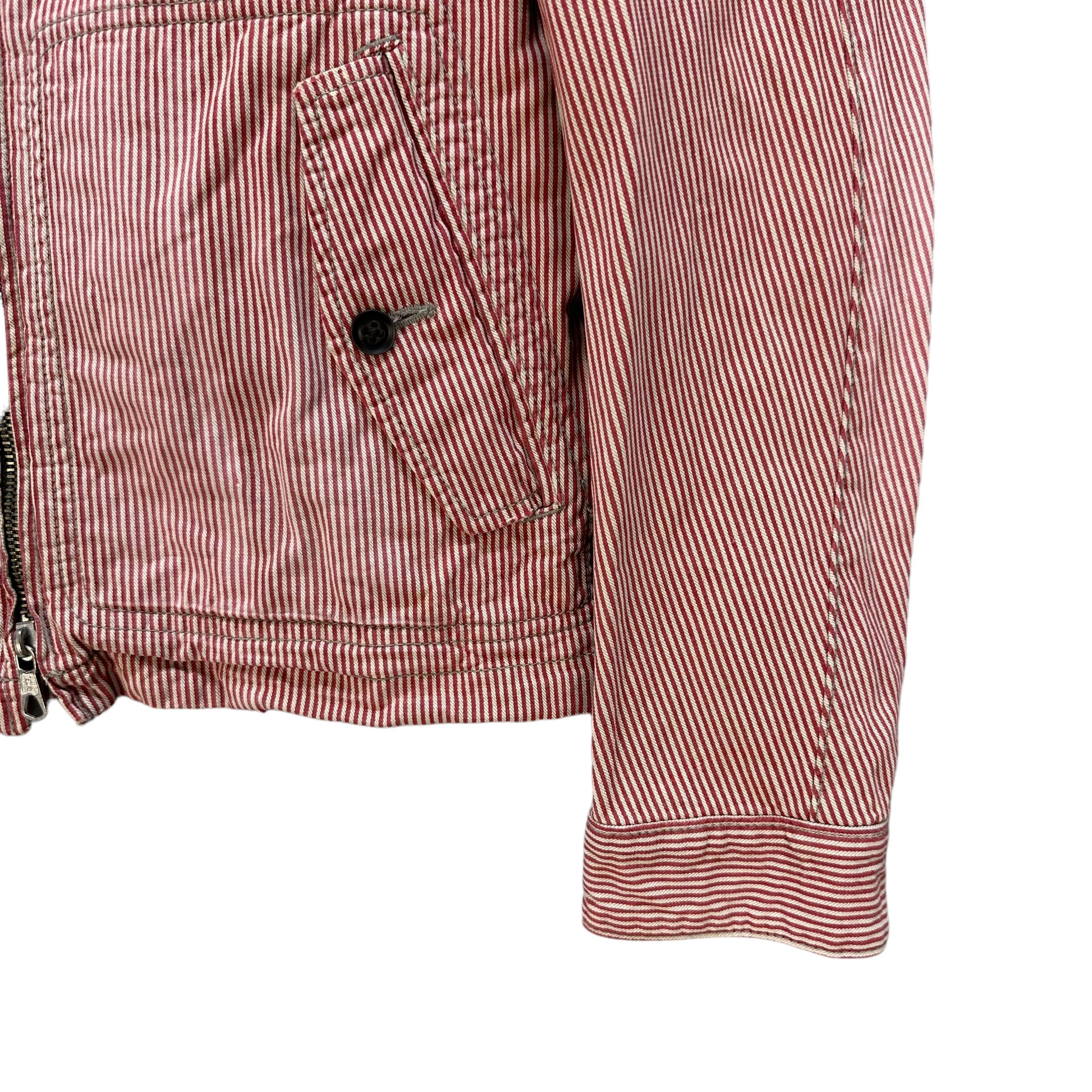 Lounge Lizard Lounge Lizard Red Hickory Striped Jacket #A24-0545 Size US XS / EU 42 / 0 - 5 Thumbnail