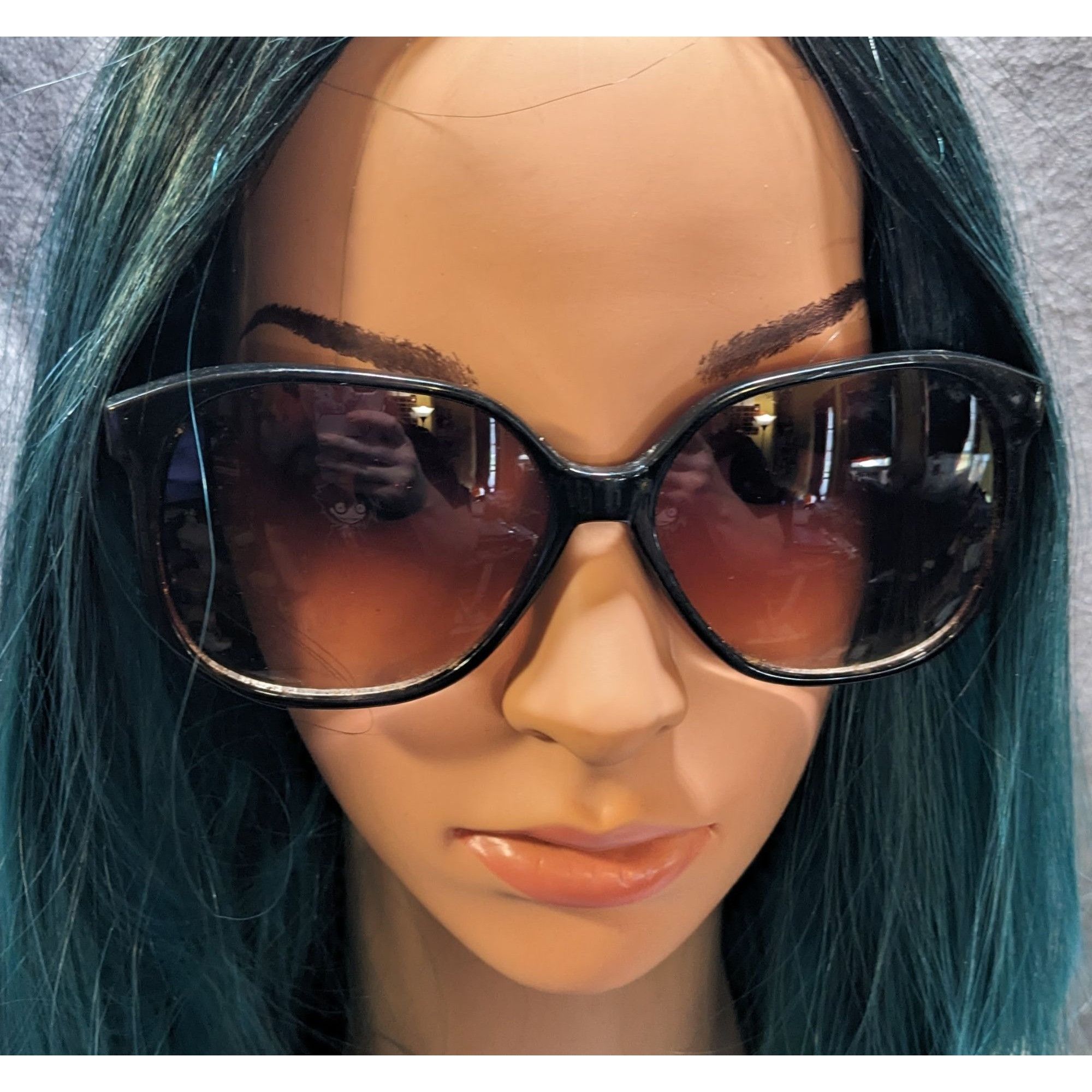 Foster Grant Foster Grant Large Black Purple Gradient Lens Sunglasses Size ONE SIZE - 4 Thumbnail