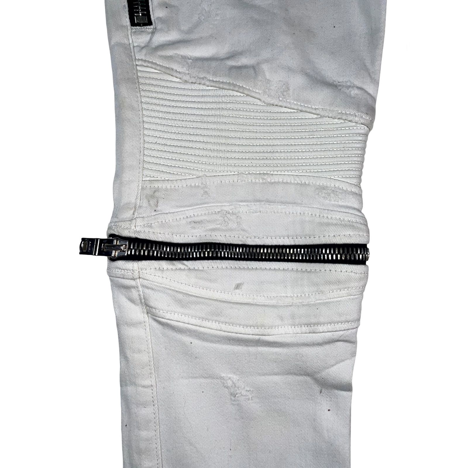 Amiri Amiri MX2 Patch White Jeans Size US 31 - 3 Thumbnail