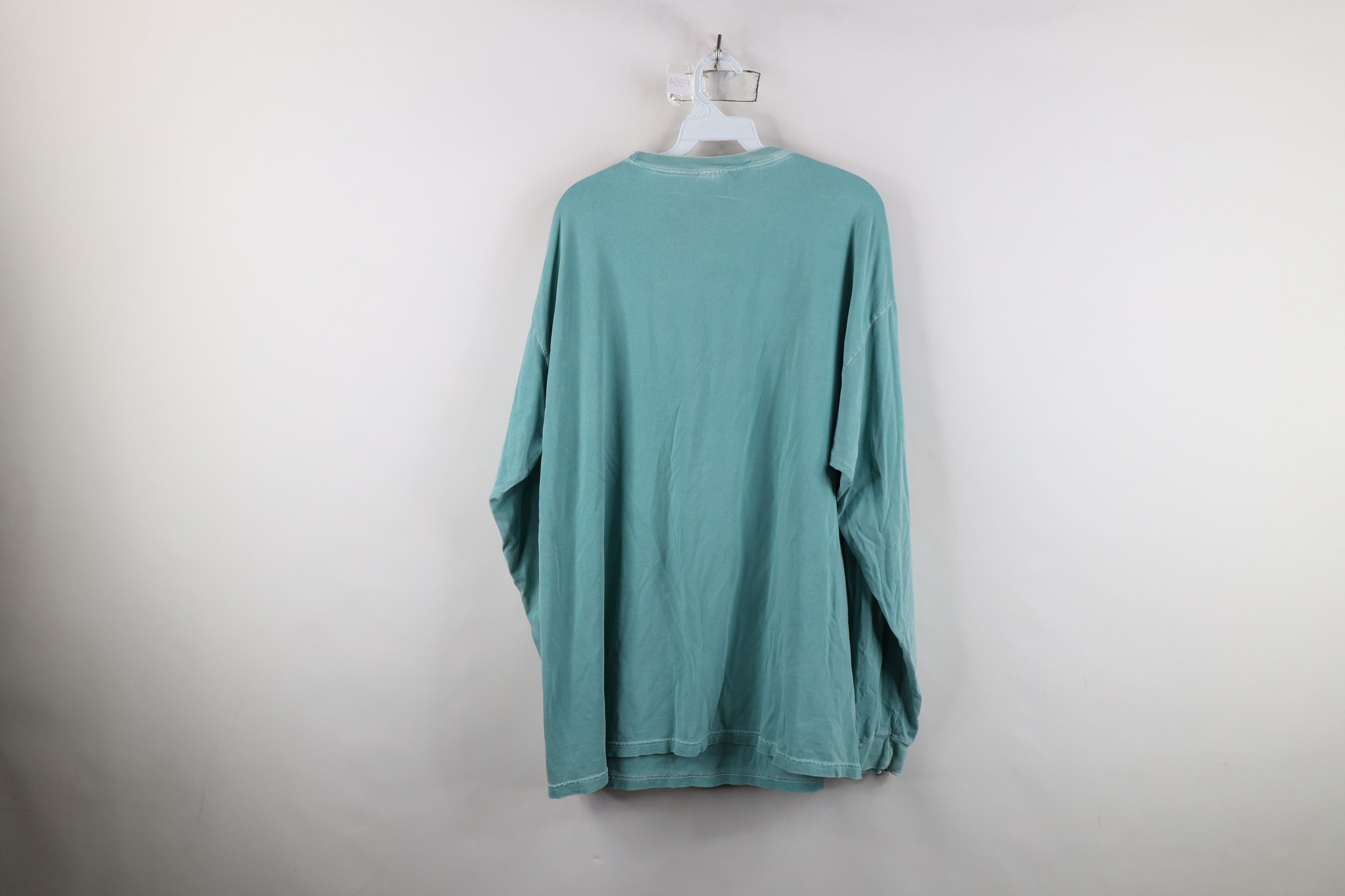 Vintage Vintage 90s Y2K Streetwear Dye Stonewash Long Sleeve T-Shirt Size US XL / EU 56 / 4 - 12 Thumbnail