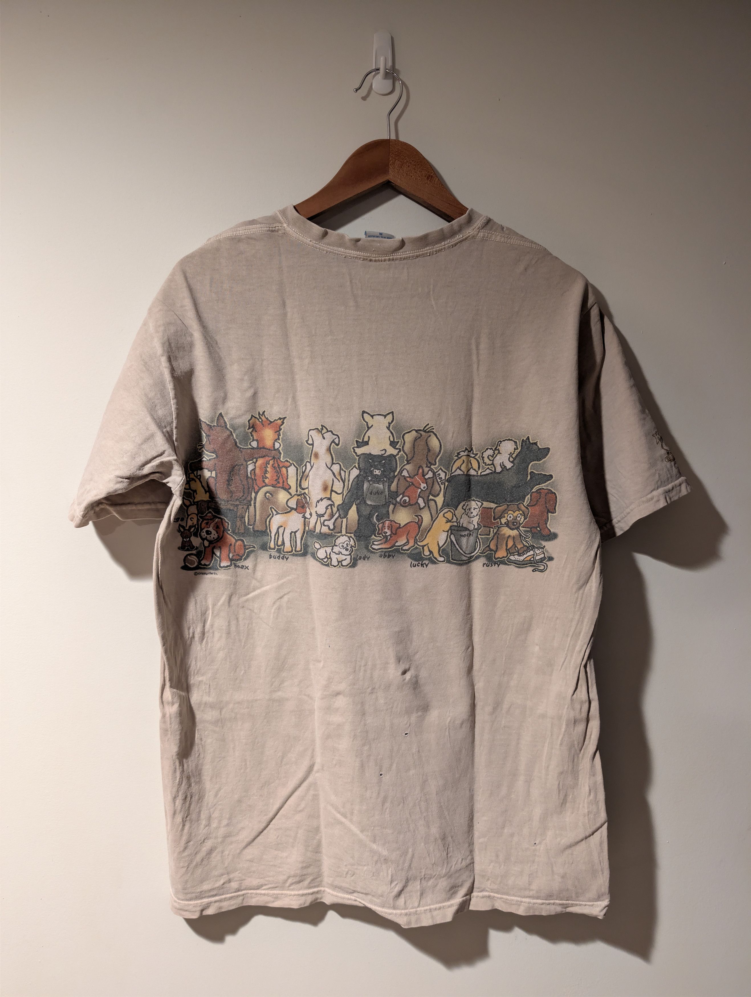 Vintage Vintage 2016 Adopt a Dog Maui Hawaii Beige Medium T-Shirt Size US M / EU 48-50 / 2 - 5 Thumbnail