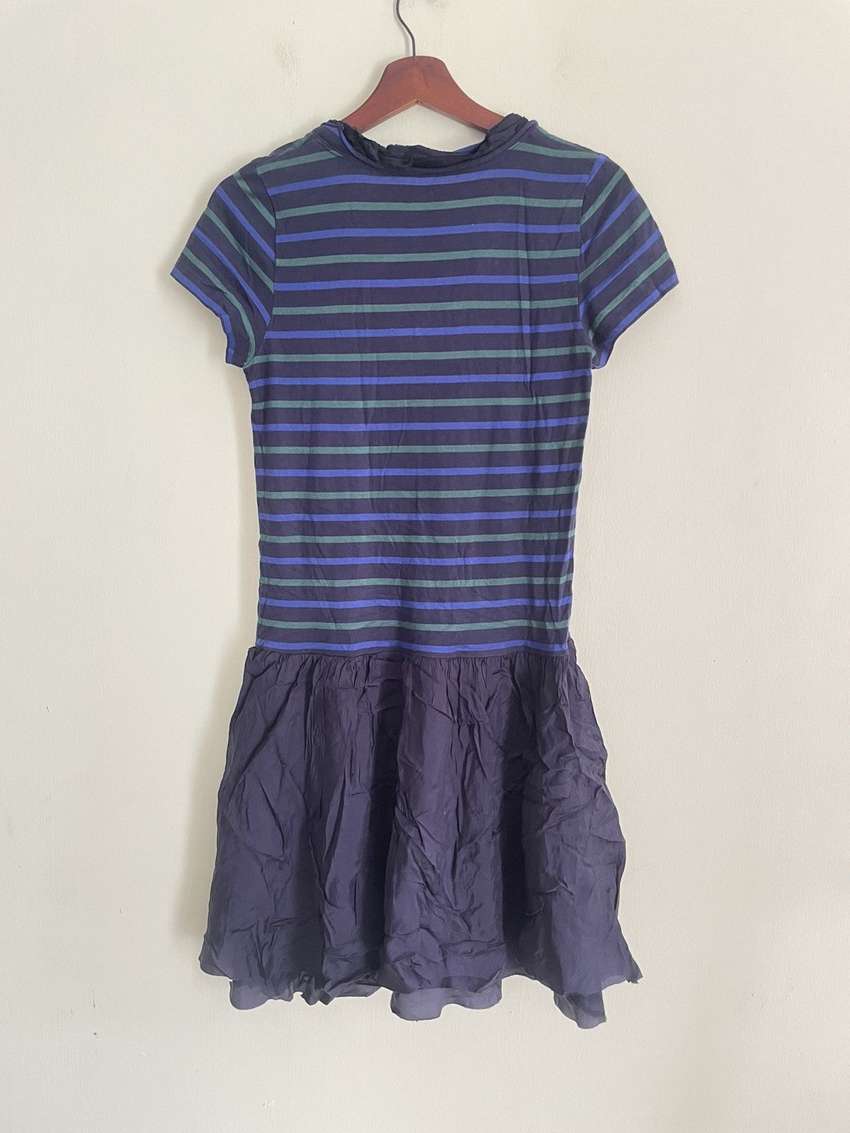 Sacai Sacai Luck Cotton Cupro stripe Dress Size XS / US 0-2 / IT 36-38 - 2 Thumbnail