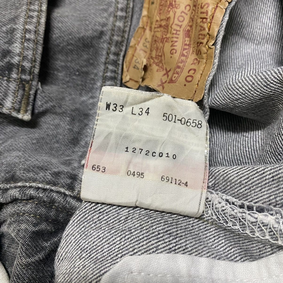 Levi's Vintage 90s Levis 501 Charcoal Jeans 32x31 Made in USA Size US 32 / EU 48 - 22 Thumbnail