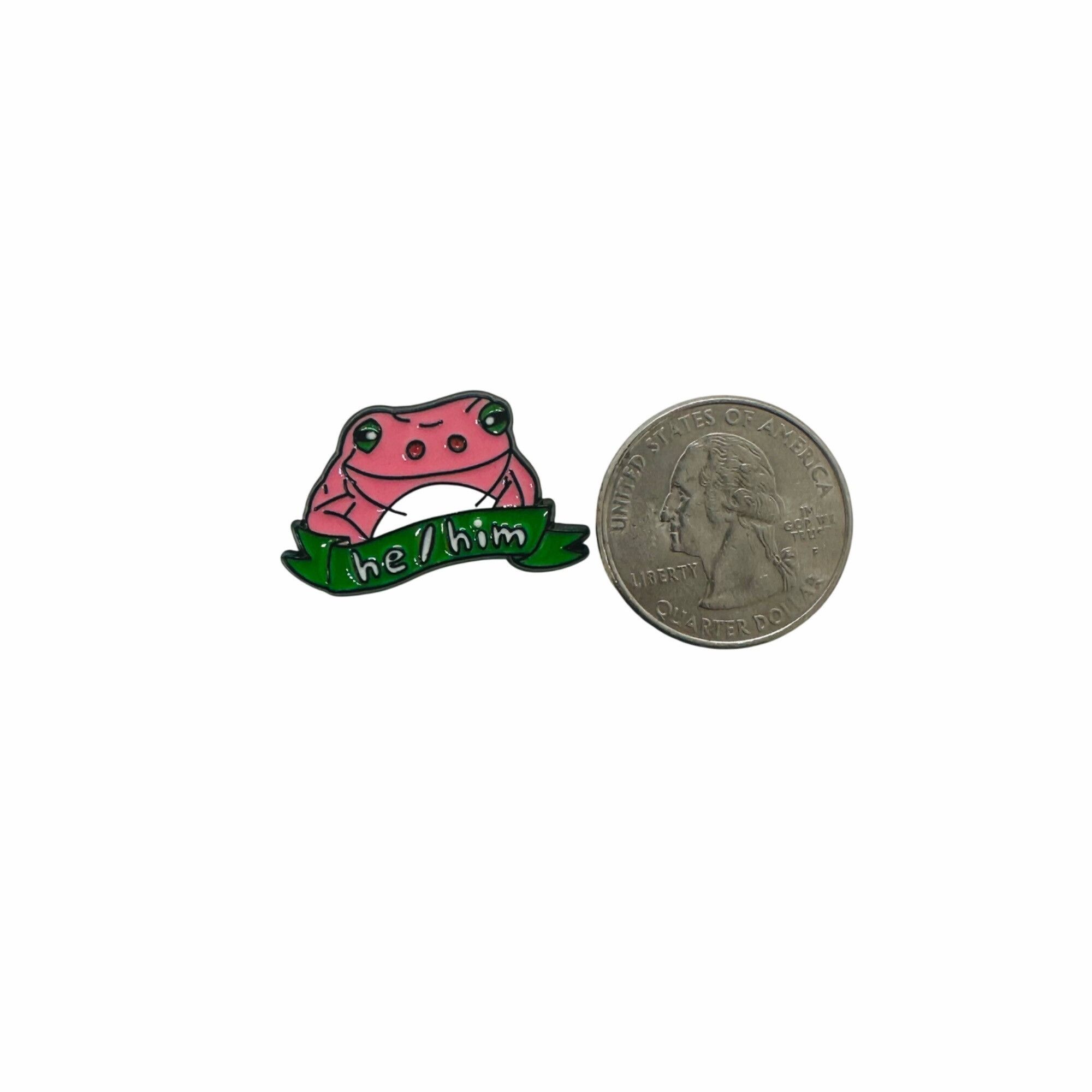 Other Oz Pink Frog Alloy Pins Cartoon Cute Animal Enamel Brooch He Size ONE SIZE - 5 Thumbnail