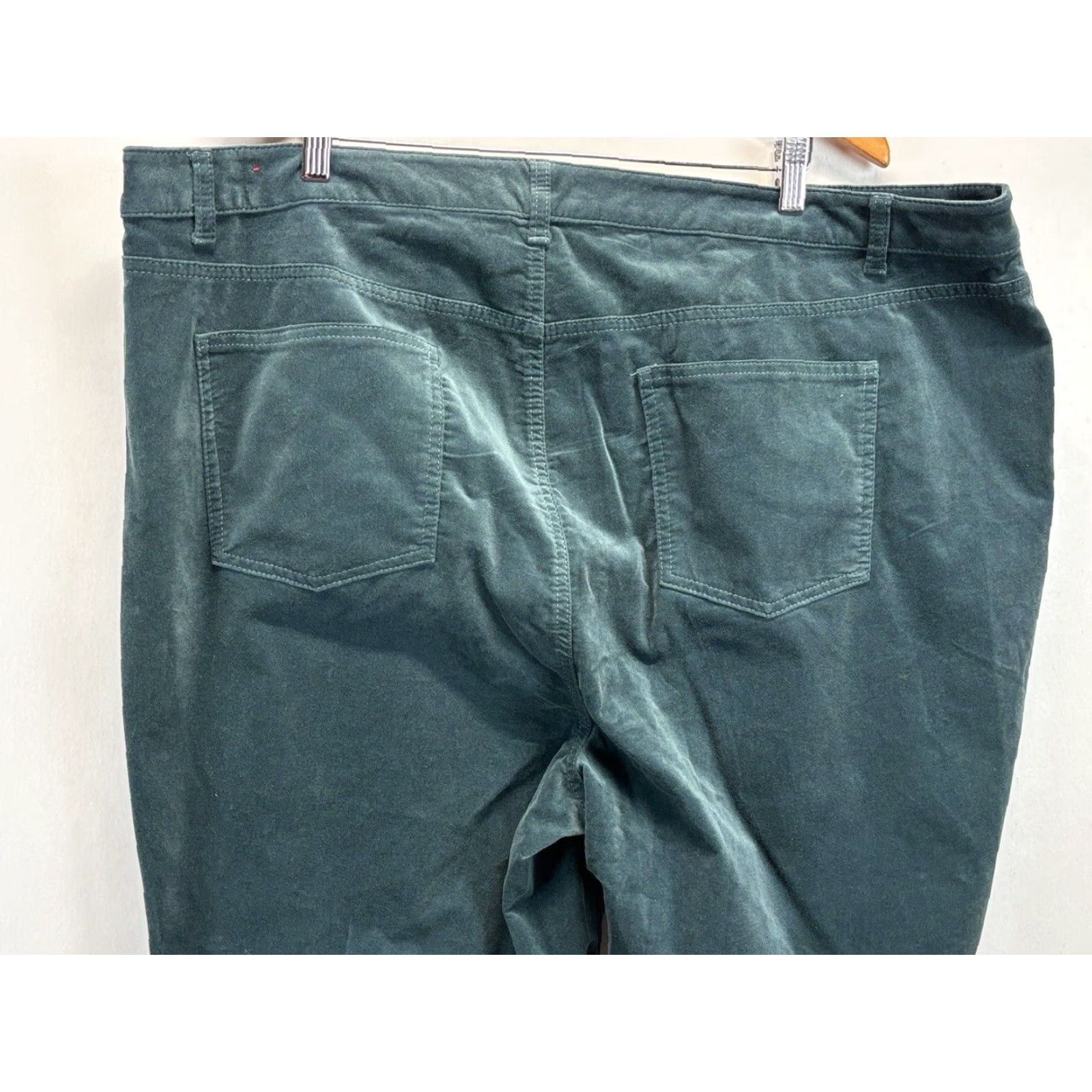 Talbots Talbots Flawless 5 Pocket Velvet Curvy Jegging Pants 26W Plus Green Woman Plus Size Cotton Blend Velvet Pockets Jeans Pants NEW! Size 26" / US 2 / IT 38 - 4 Thumbnail