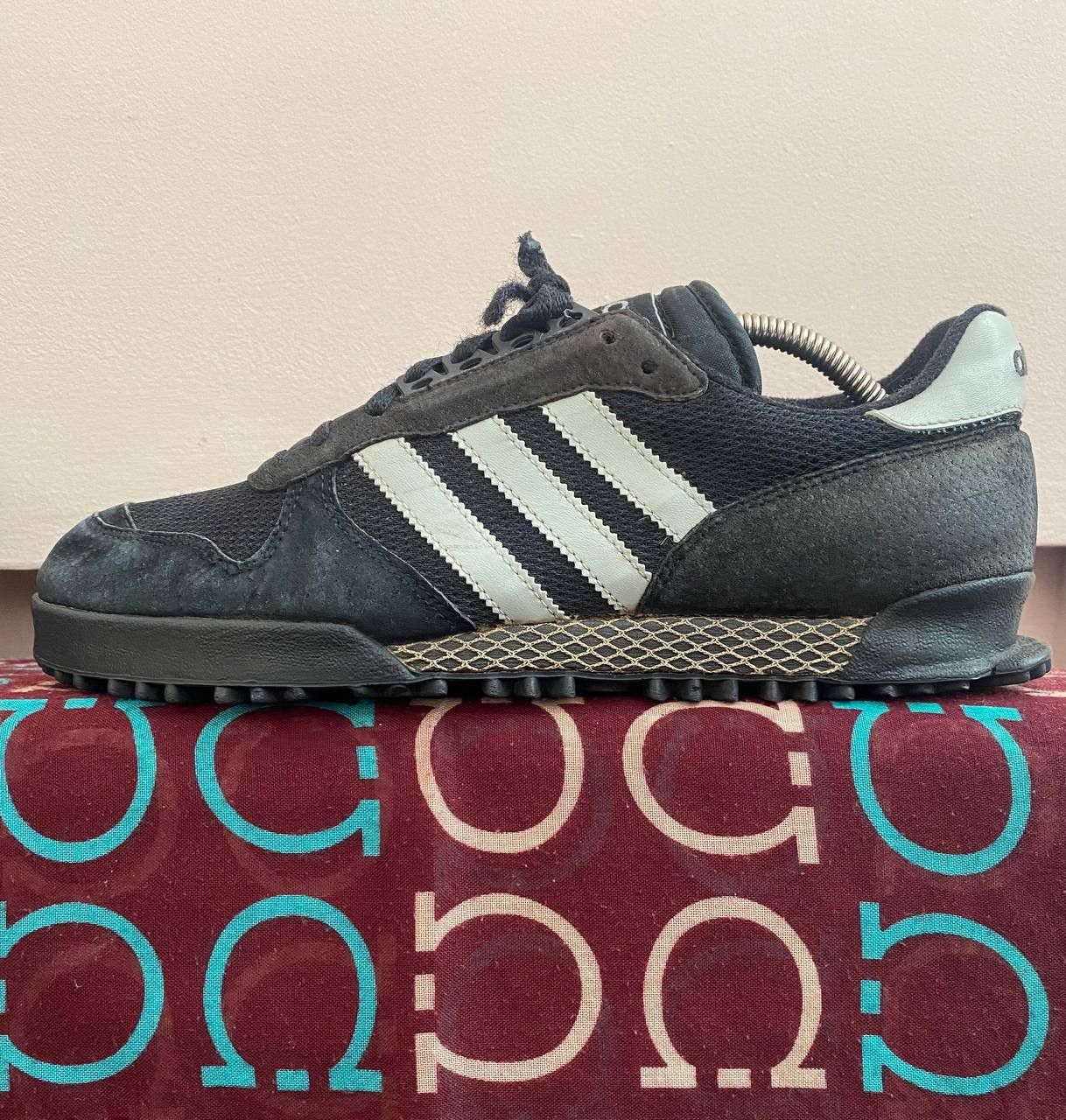 Adidas × Vintage 🔥 VTG 90's Adidas Marathon Tr Sneakers 1993 Trainers Shoes Size US 11 / EU 44 - 5 Thumbnail