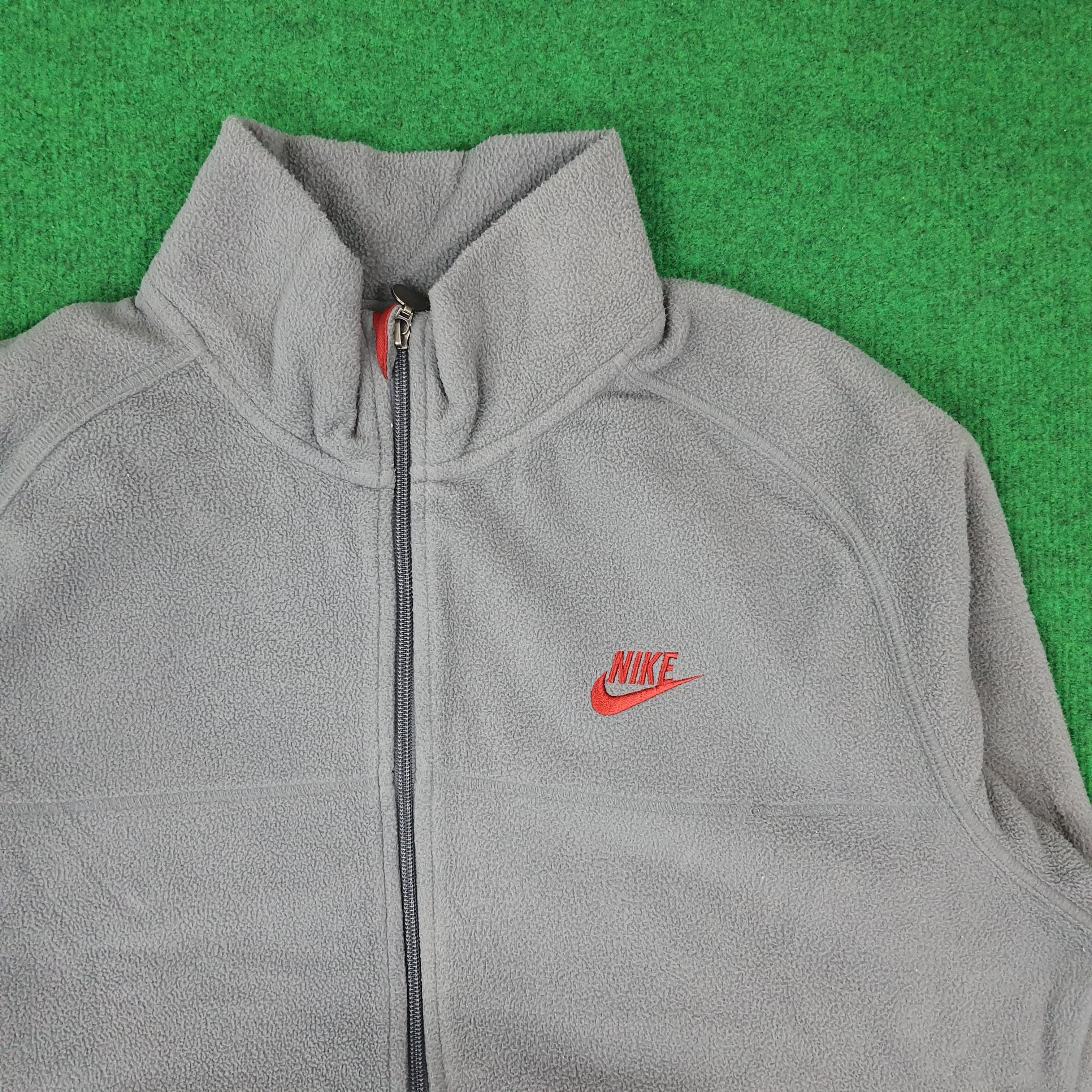Nike Vintage Nike Fleece Zipper Sweatshirt C269N12 Size US L / EU 52-54 / 3 - 2 Thumbnail