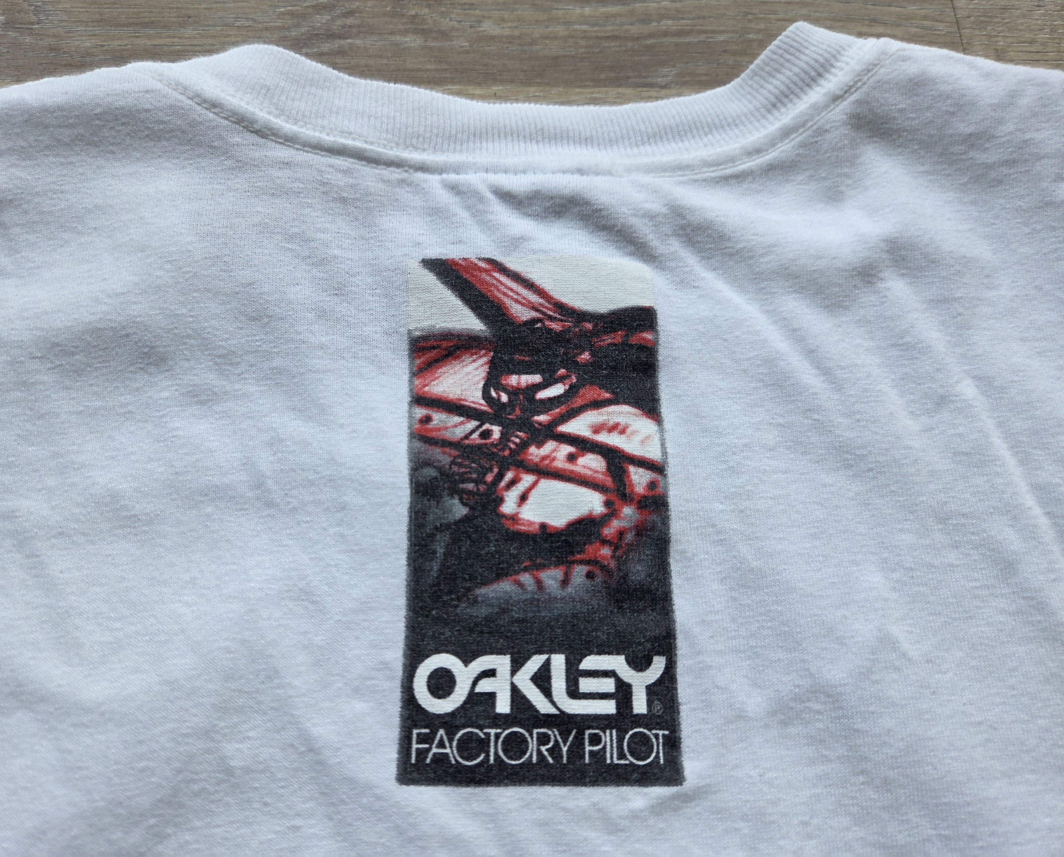Oakley Vintage 90s Oakley USA Software Factory Pilot Graphic Shirt Size US M / EU 48-50 / 2 - 9 Thumbnail