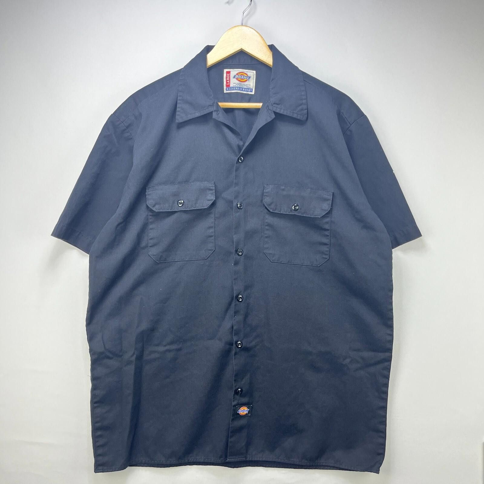 Dickies Vintage Dickies Button Up Shirt Black Large Work Size US L / EU 52-54 / 3 - 1 Thumbnail