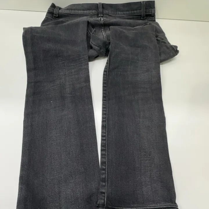 Saint Laurent Paris Saint Laurent Black Wash Distressed Denim Pants-2507 Size US 30 / EU 46 - 6 Thumbnail