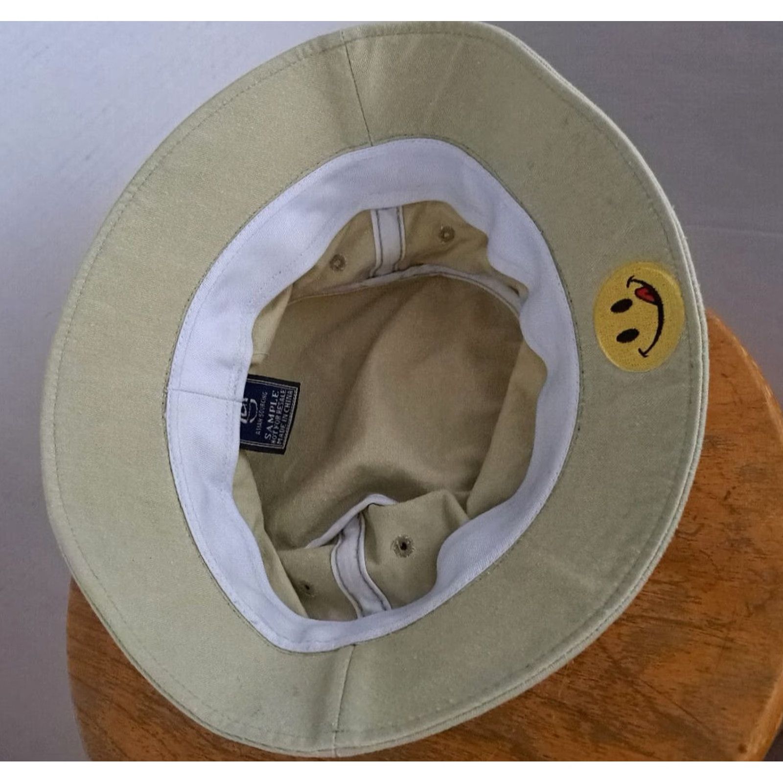 Joe Boxer Joe Boxer Men Hat Fishing Beach Cotton Beige Sample Not for Sale Medium-Large M Fish Size 40R - 7 Thumbnail