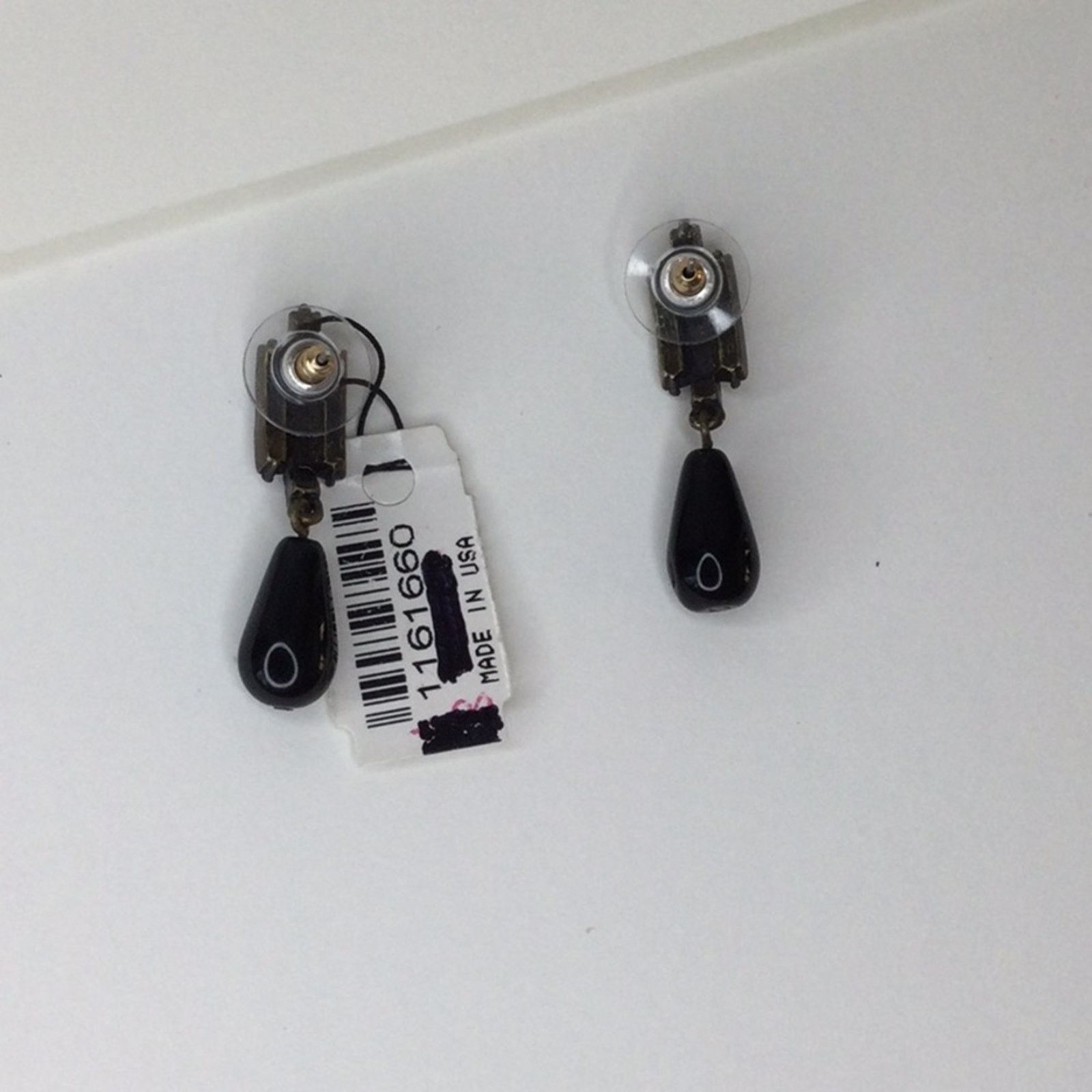 Chicos Chico's Retro1990's Rhinestone Dangle/Drop Post Earrings NWT Size ONE SIZE - 7 Thumbnail