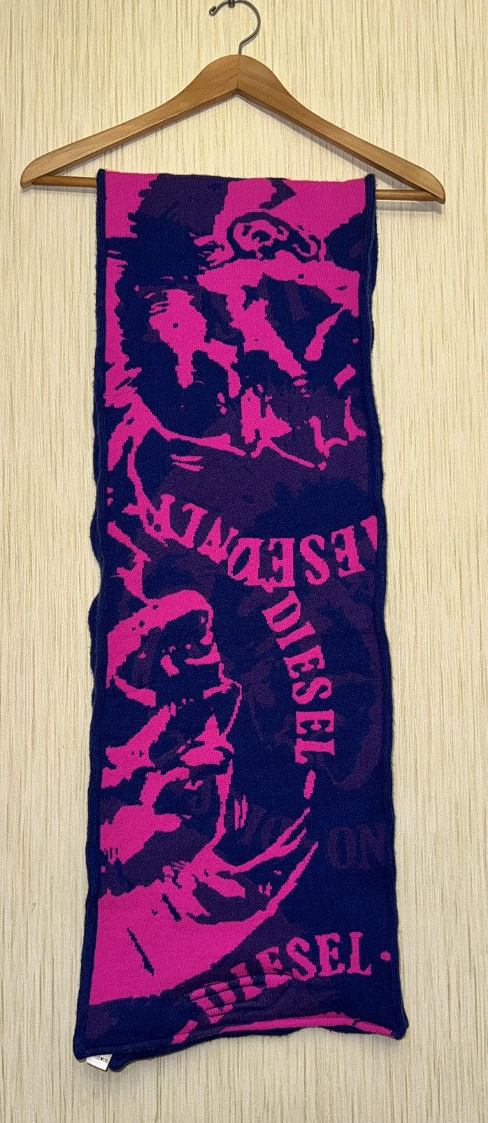 Disney × Vintage Diesel vintage big logo Y2K scarf Size ONE SIZE - 6 Thumbnail