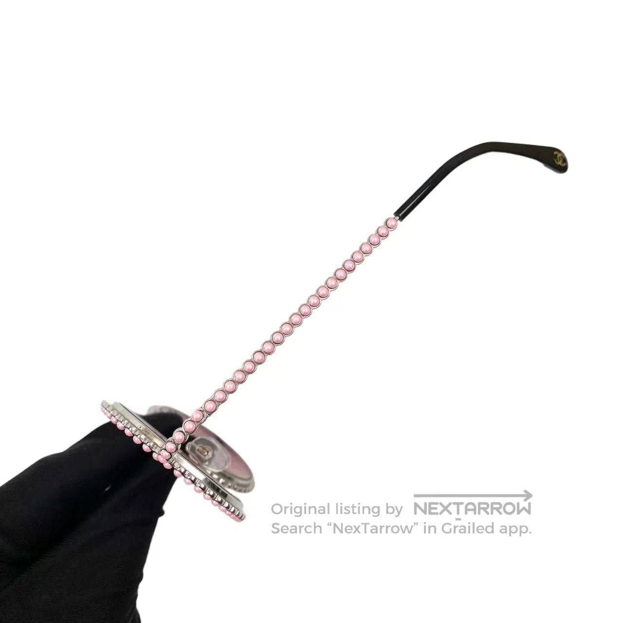 Chanel Chanel Pink pearl sunglasses| Size ONE SIZE - 5 Thumbnail