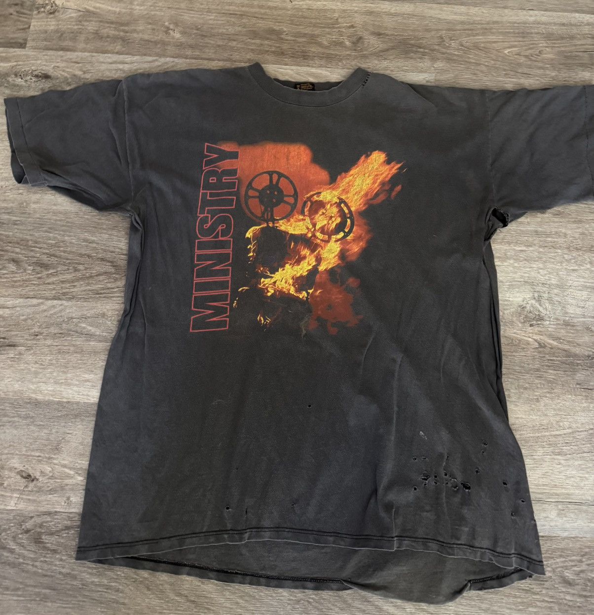 Band Tees Ministry - 1996 Sphinctour tee Skinny Puppy NIN Size US XXL / EU 58 / 5 - 3 Thumbnail