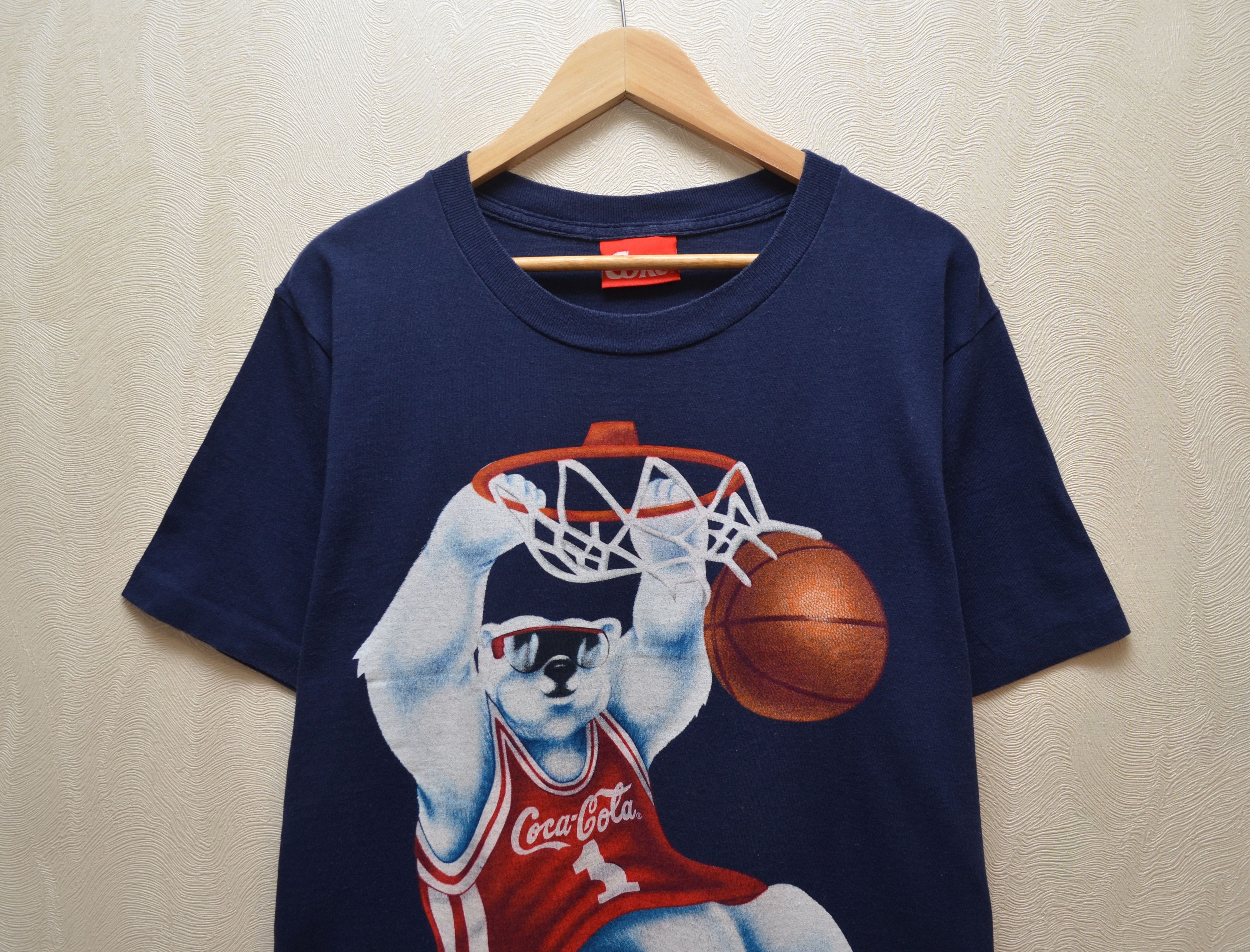 Coca Cola × Vintage Vintage 1995 Coca Cola Big Logo T Shirt RARE y2k 90s Size US L / EU 52-54 / 3 - 2 Thumbnail