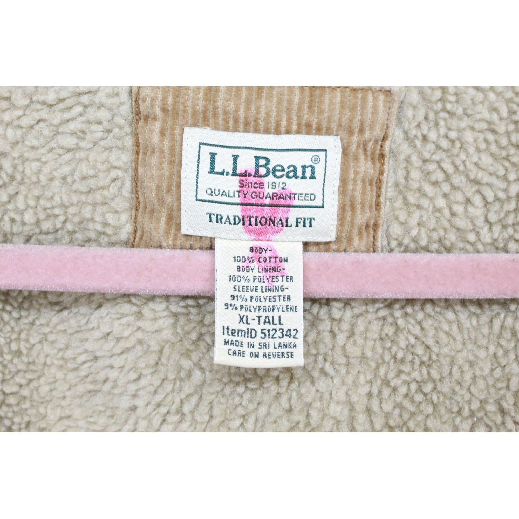 L.L. Bean LL Bean Mens Heritage Fleece Lined Shirt Jac Corduroy Size US XL / EU 56 / 4 - 3 Thumbnail