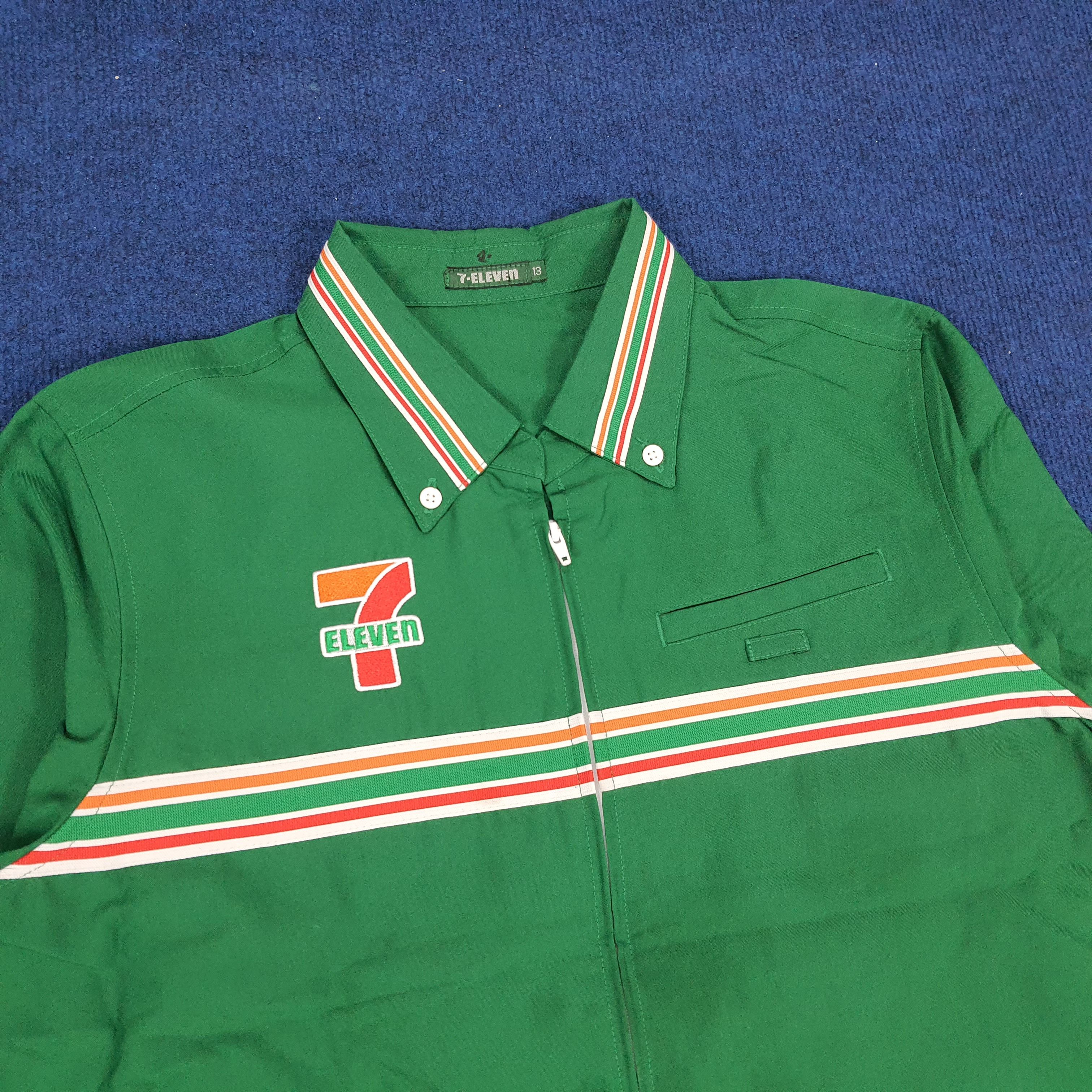 Japanese Brand × Vintage Vintage 7 Eleven Japan Staff Worker Uniform Jacket Size M / US 6-8 / IT 42-44 - 4 Thumbnail