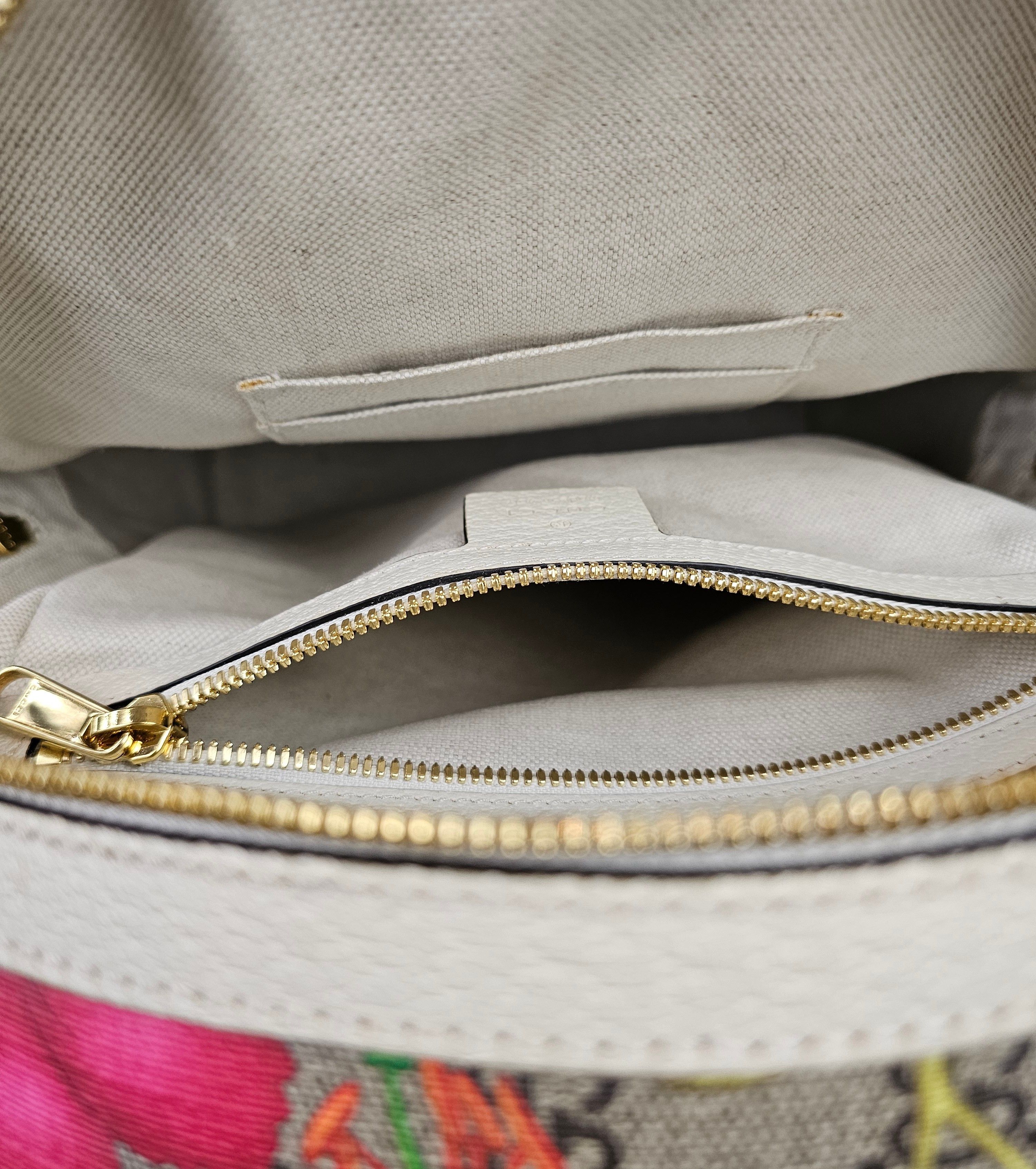 Gucci GUCCI GG Monogram Flora Web Small Ophidia Day Backpack White Size ONE SIZE - 7 Thumbnail