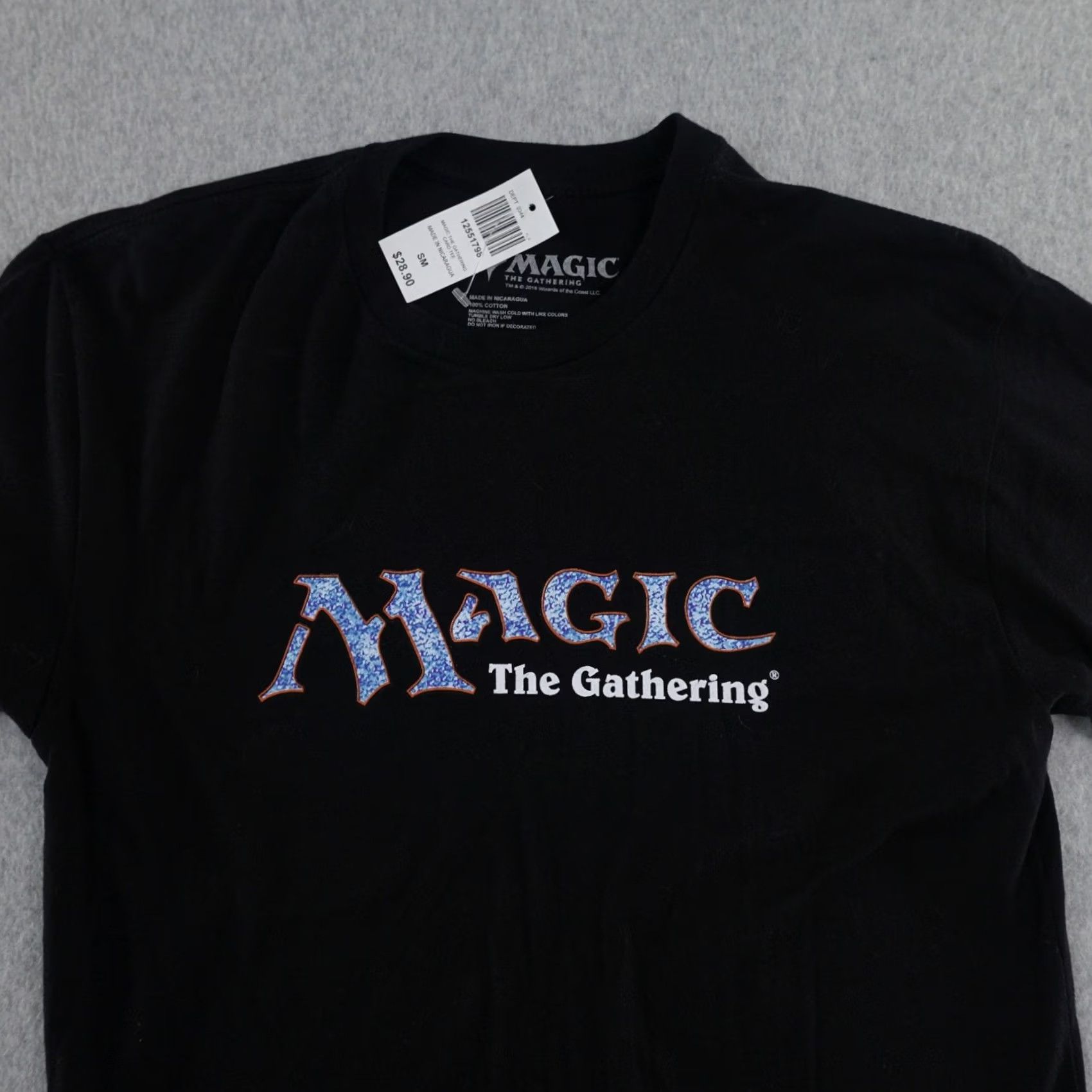 Vintage Magic the Gathering T-Shirt Adult Small Black Mtg Cards Graphic Box Lunch Size US S / EU 44-46 / 1 - 7 Thumbnail