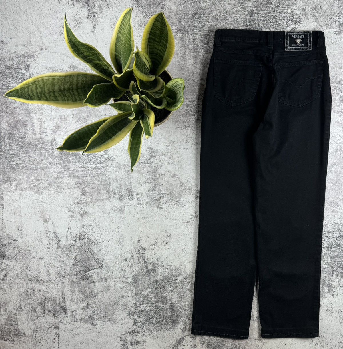 Versace Jeans Couture Versace Couture W27 Size 41 Women’s Straight Black Vintage Denim Jeans Trousers Size 27" / US 4 / IT 40 - 1 Thumbnail