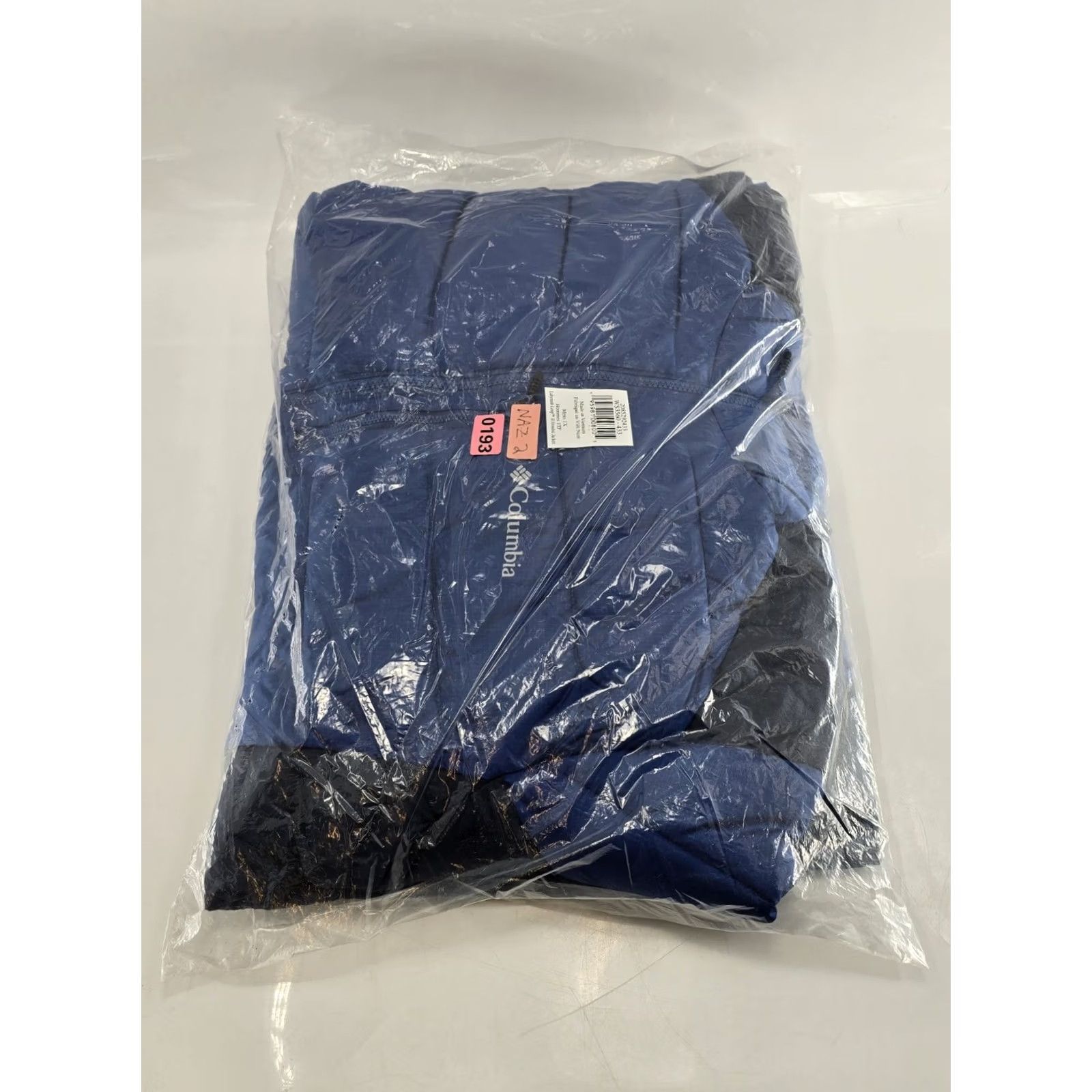 Vintage Columbia Hooded Jacket - Labyrinth Loop II - Blue/Navy - 1X - Men Size US XL / EU 56 / 4 - 6 Thumbnail