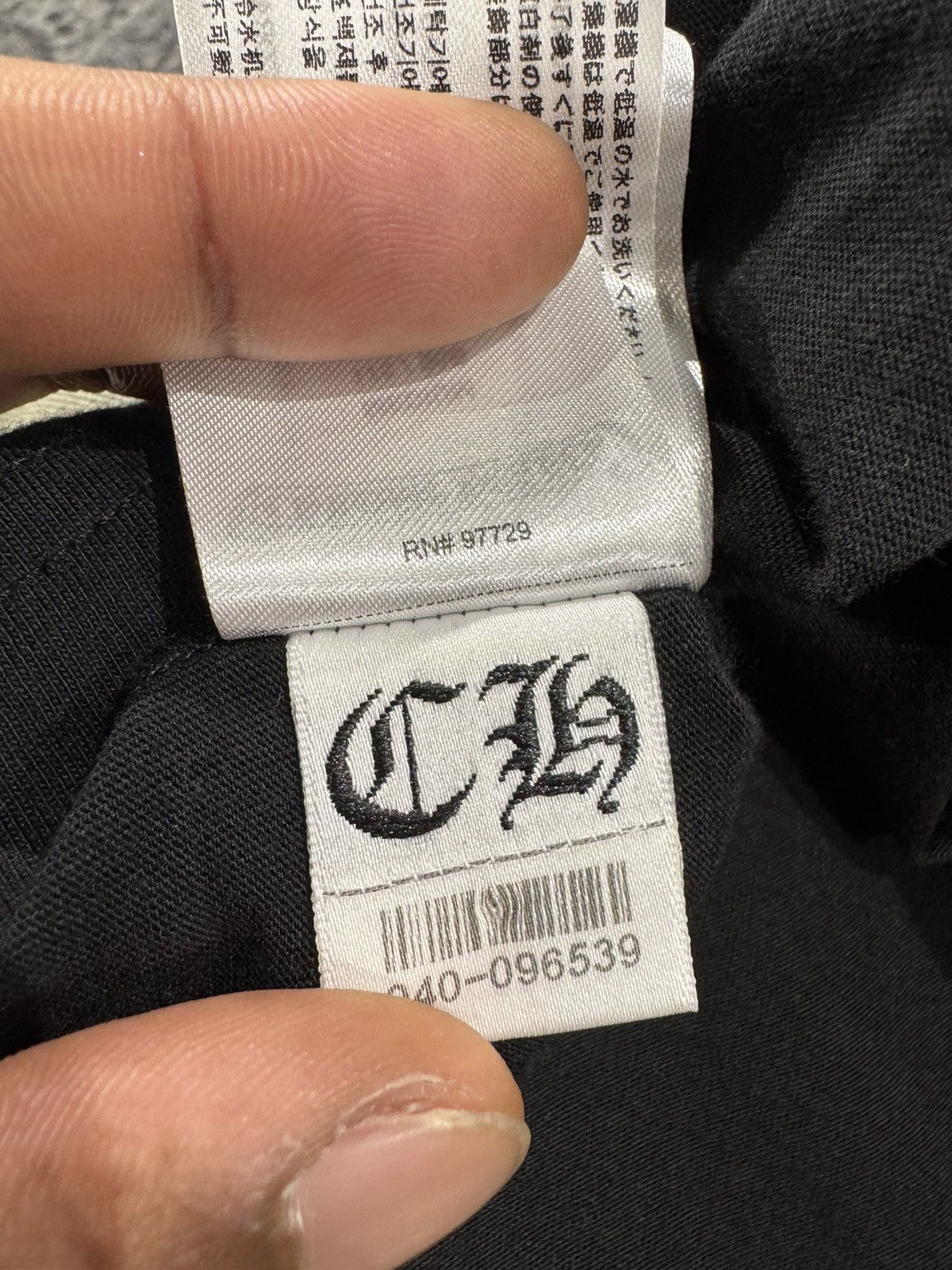 Chrome Hearts Chrome Hearts Horseshoe Logo Pocket Tee Size US M / EU 48-50 / 2 - 10 Thumbnail