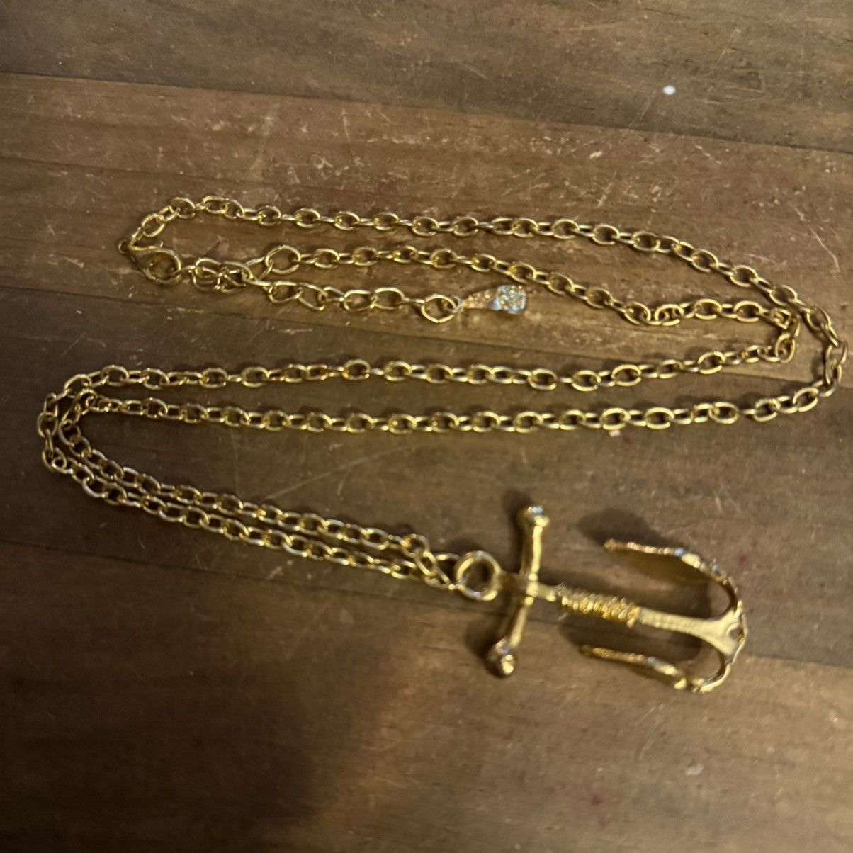 Other Yochi NY unisex gold tone anchor pendant necklace Size ONE SIZE - 2 Thumbnail