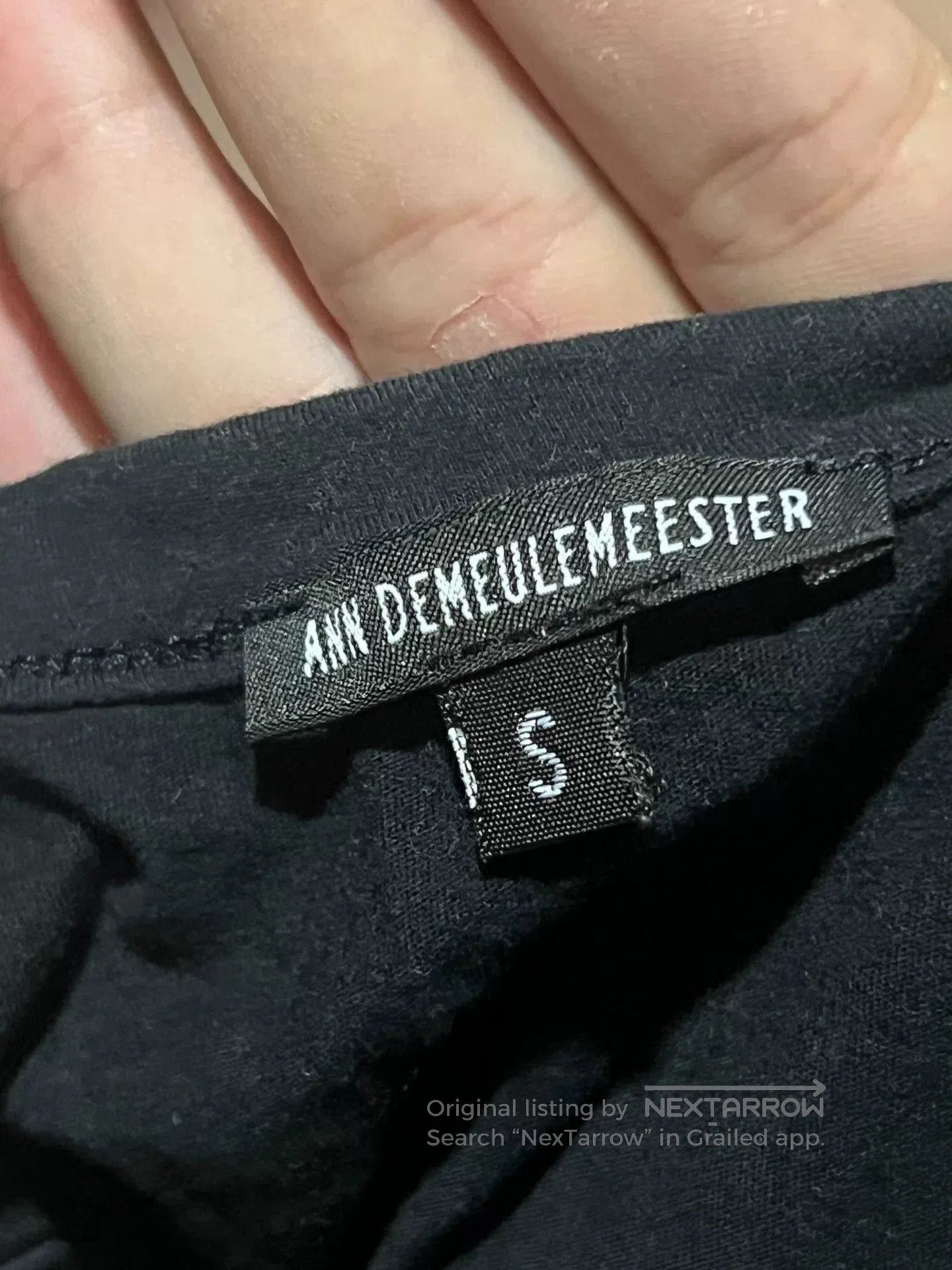 Ann Demeulemeester ann demeulemeester black cotton tank top. Size S / US 4 / IT 40 - 5 Thumbnail