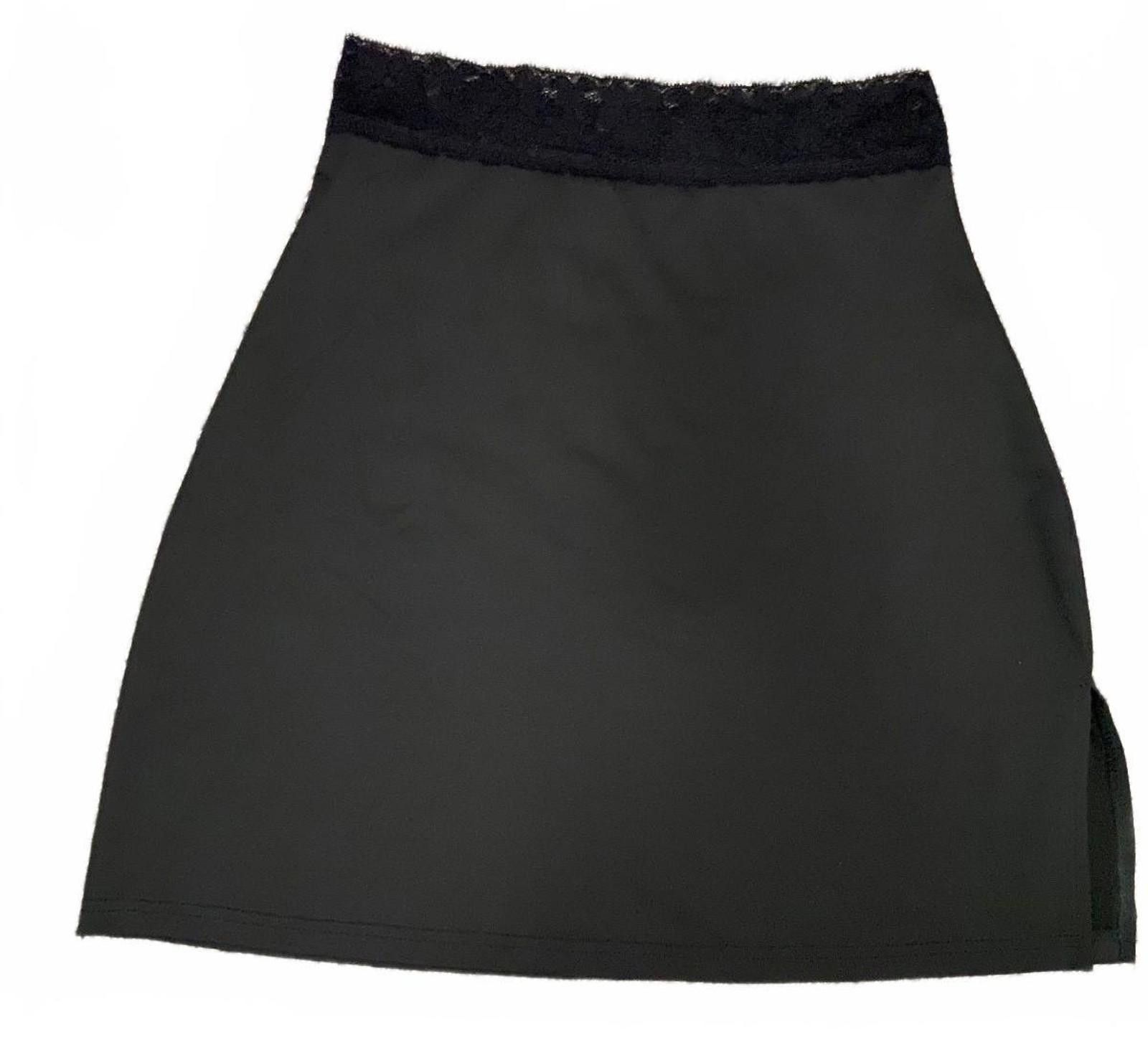 Other MANCYFIT Slip Underskirt with Slit in Black (SMALL) Size ONE SIZE - 7 Thumbnail