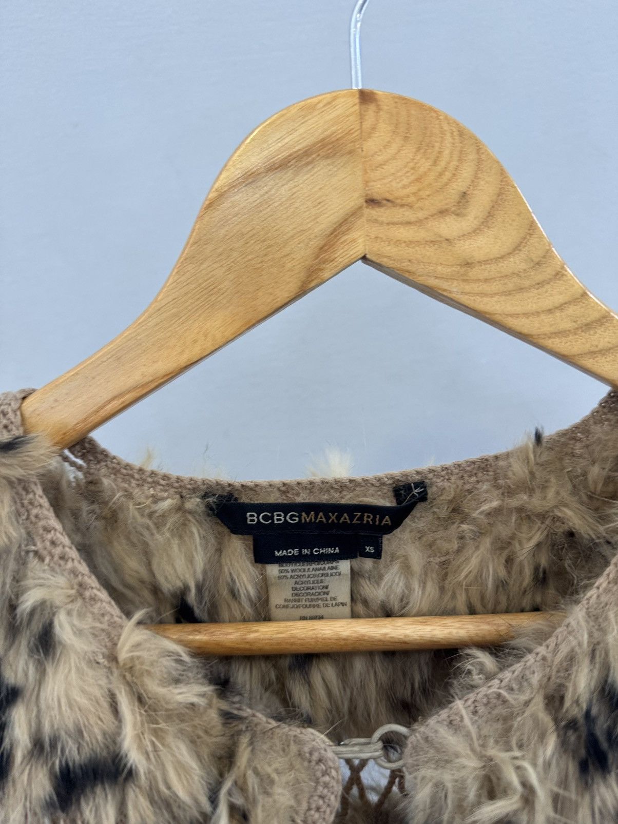If Six Was Nine Avant Garde Y2K Vintage Faux Fur Vest Size XS / US 0-2 / IT 36-38 - 4 Thumbnail