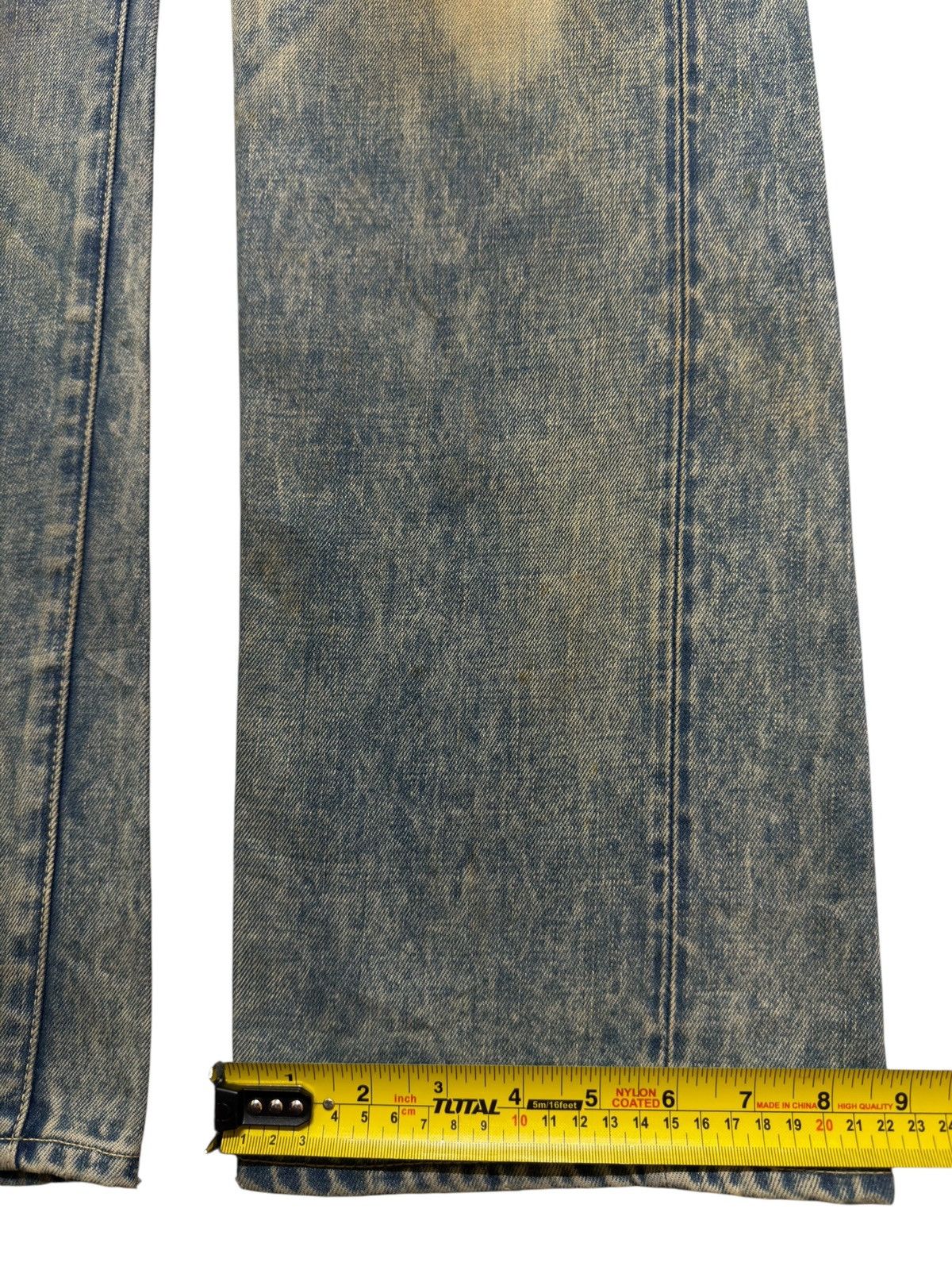 Levi's Vintage 90s Levis 501xx Selvedge Big E Acid Wash Straight Size US 33 - 17 Thumbnail
