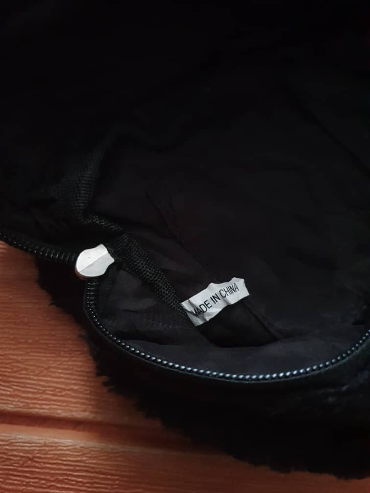 Ellesse Ellesse fur black sling bag Size ONE SIZE - 2 Thumbnail