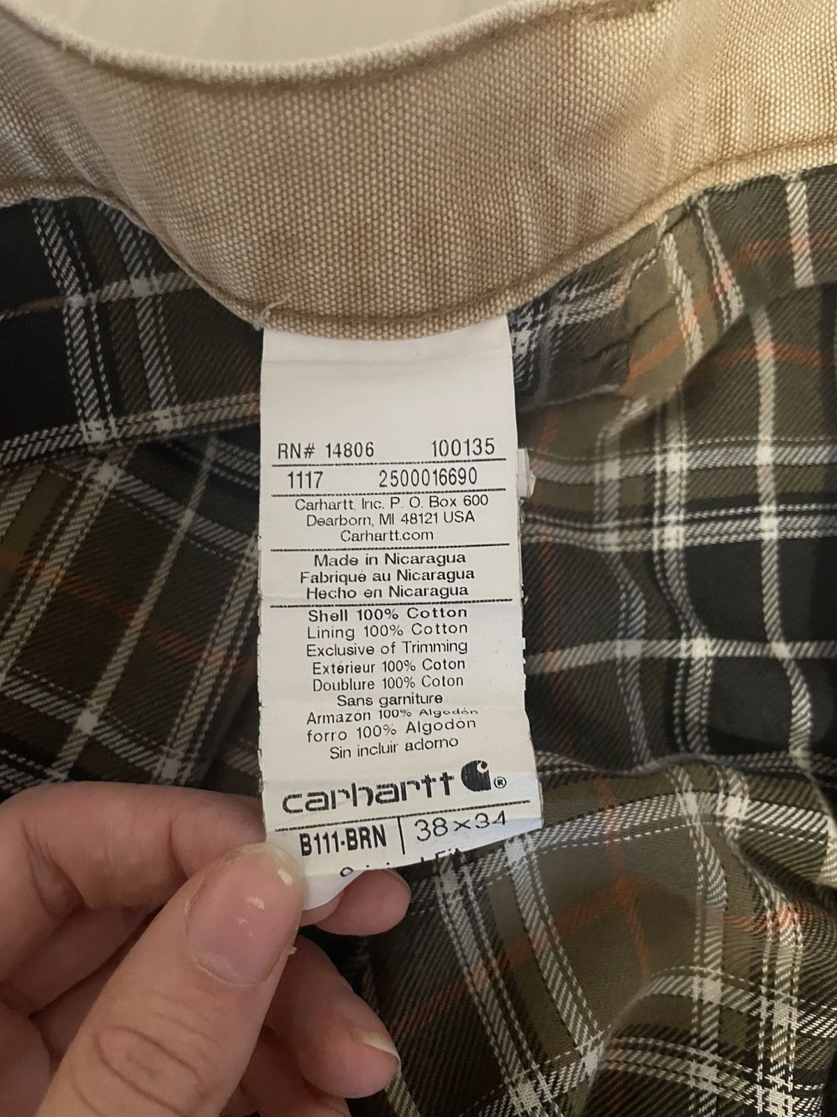 Carhartt Carharrt Flannel Lined Carpenter Pant Size US 34 / EU 50 - 7 Thumbnail