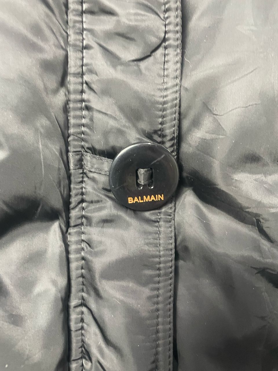Balmain × Vintage Vintage Balmain Down Jacket Hoodie Size L / US 10 / IT 46 - 6 Thumbnail