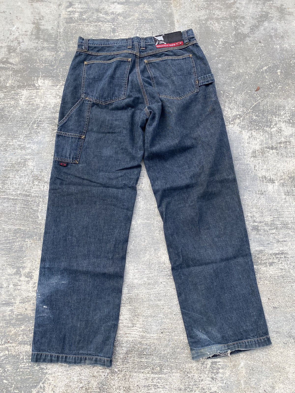 Oakley × Vintage VINTAGE OAKLEY INDUSTRIAL BAGGY CARPENTER GORPCORE RAVE PUNK Size US 34 / EU 50 - 2 Thumbnail