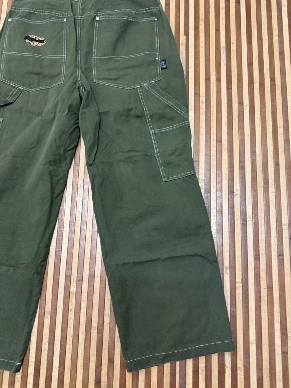Japanese Brand Baggy Japanese Brand Carpenter Pants Multipocket Streetwear Size US 35 - 9 Thumbnail