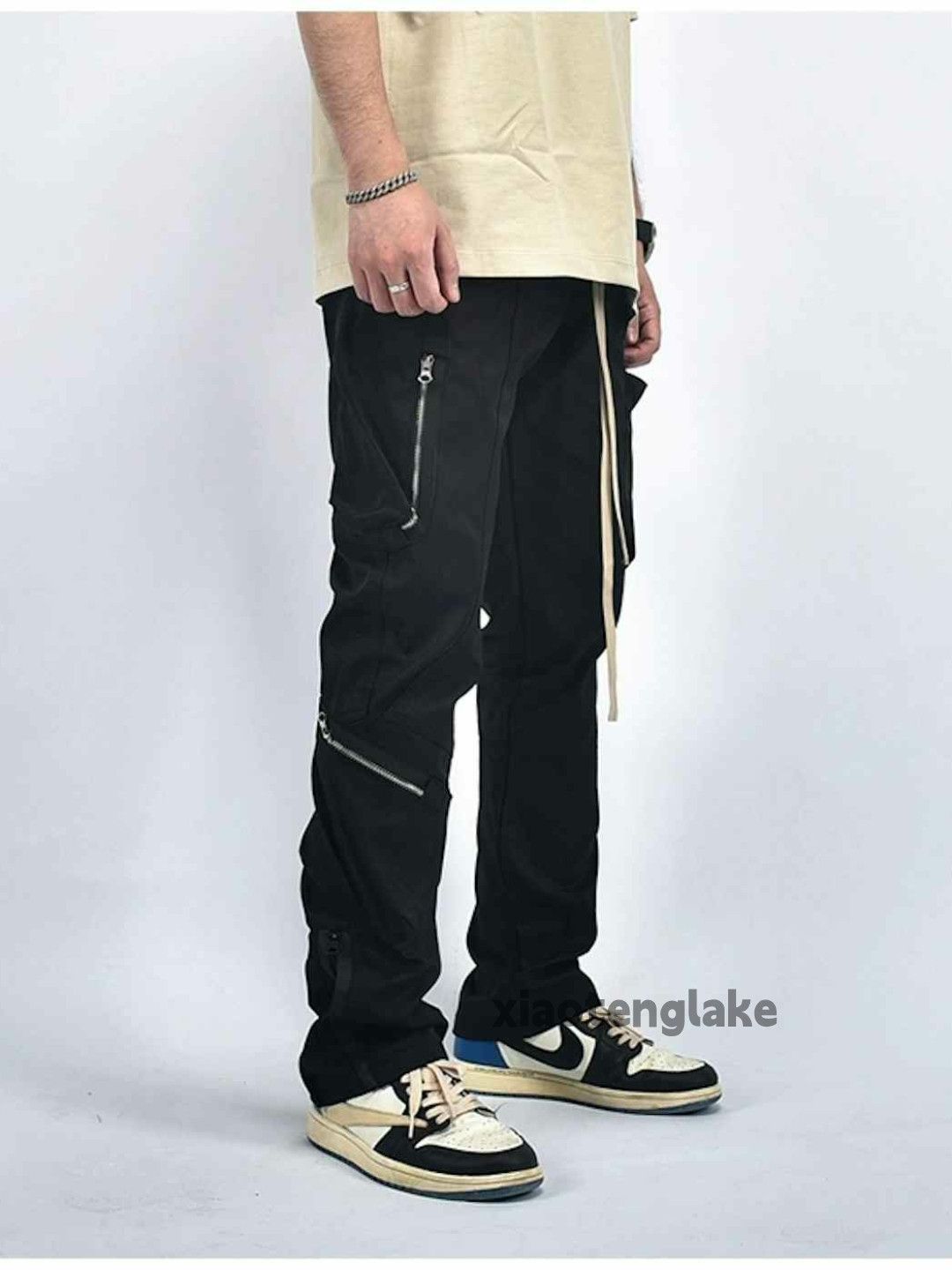 Designer × Japanese Brand × Vintage zipper utility outdoor sports tactical cargo pants Size US 32 / EU 48 - 1 Thumbnail