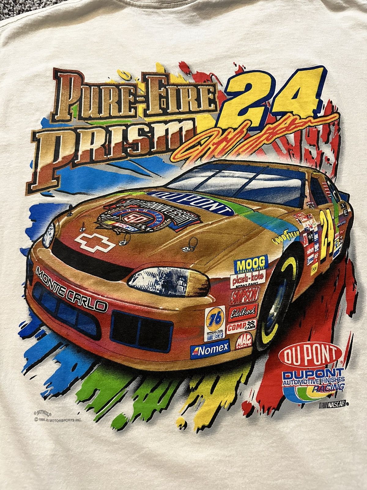 Vintage Vintage NASCAR Racing T Shirt Size US L / EU 52-54 / 3 - 1 Thumbnail