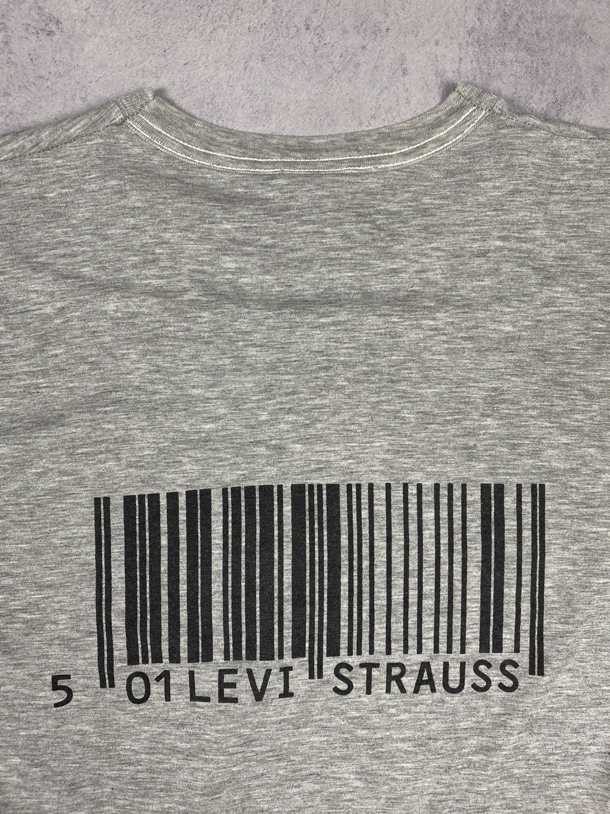 Levi's × Vintage Vintage Levis 501 Big Logo Single Stitch Tee 80s Size US L / EU 52-54 / 3 - 11 Thumbnail