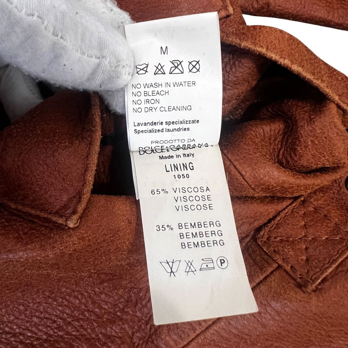 Dolce & Gabbana DOLCE & GABBANA 2002AW Vintage Leather Tailored Coat 46 Size US M / EU 48-50 / 2 - 9 Thumbnail