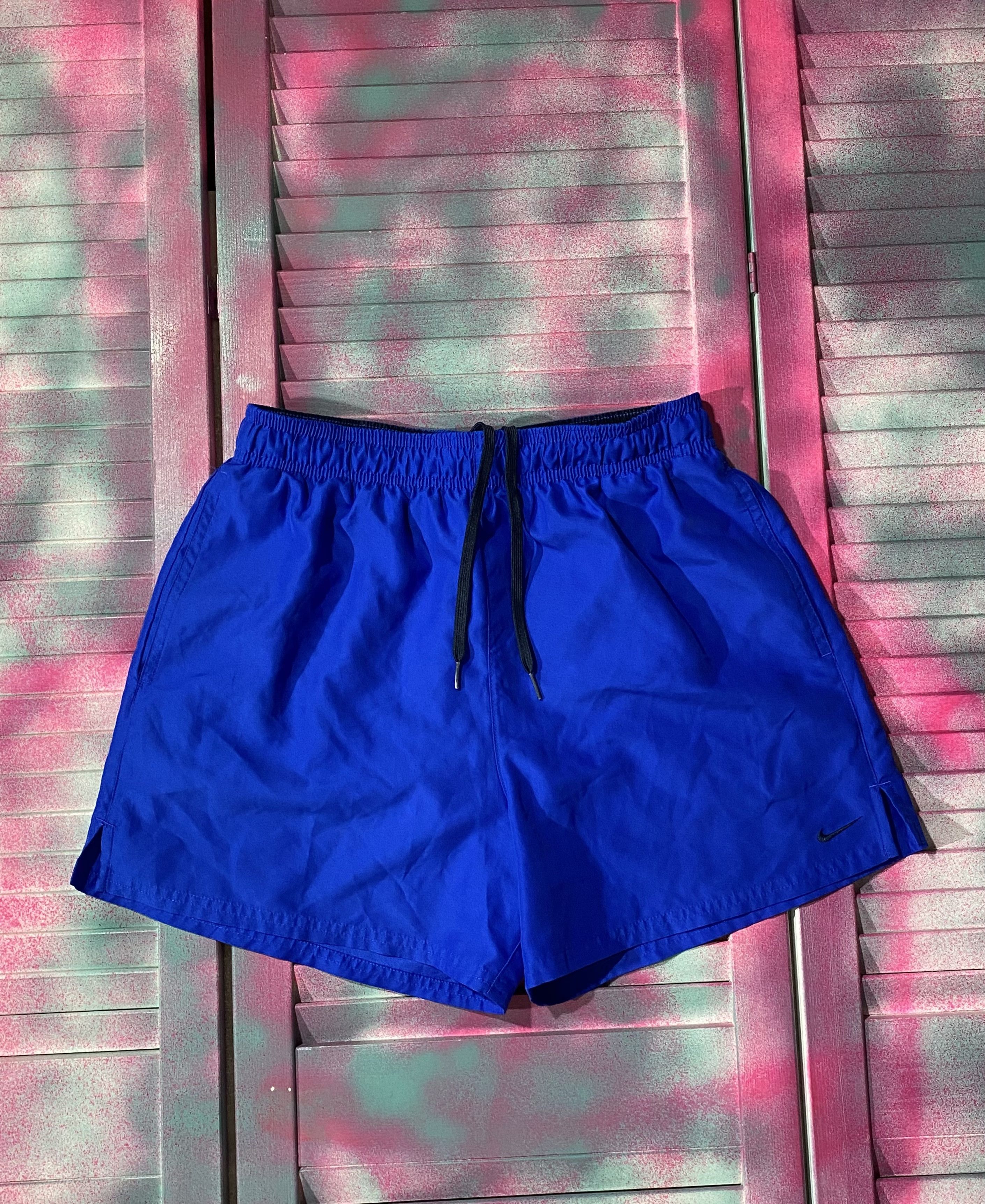Nike Vintage Y2K Nike Swoosh Shorts Size US 32 / EU 48 - 1 Thumbnail