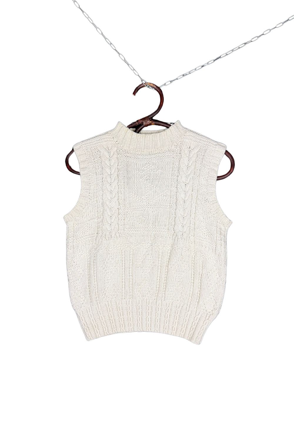 Polo Ralph Lauren Polo Sport Ralph Lauren Hand-Knit Cable Vest – SS96 Size M / US 6-8 / IT 42-44 - 1 Thumbnail