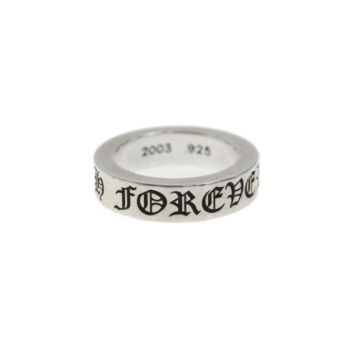 Chrome Hearts CHROME HEARTS 6MM SPACER FOREVER RING US 8 | Grailed